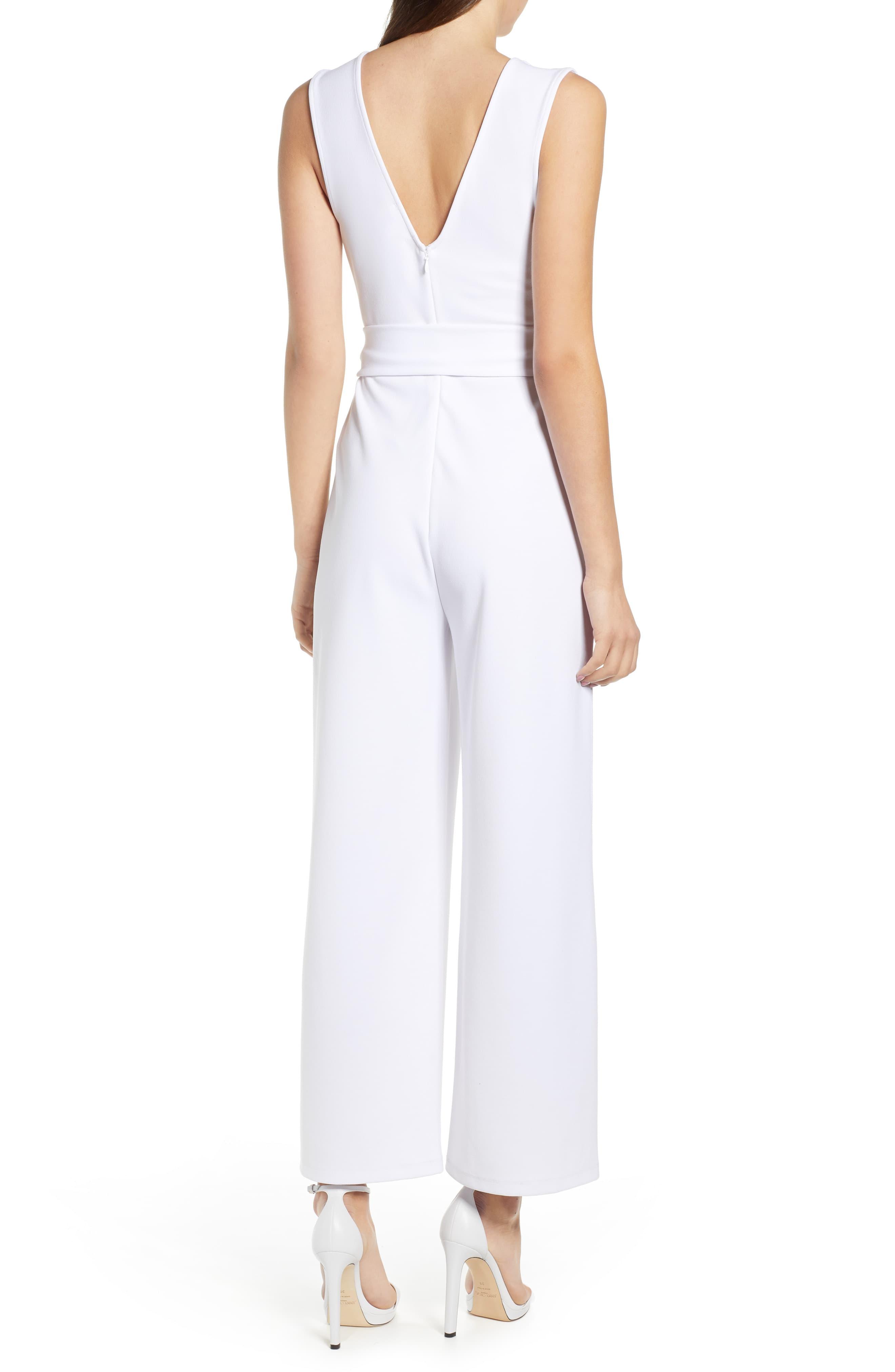 leith white jumpsuit
