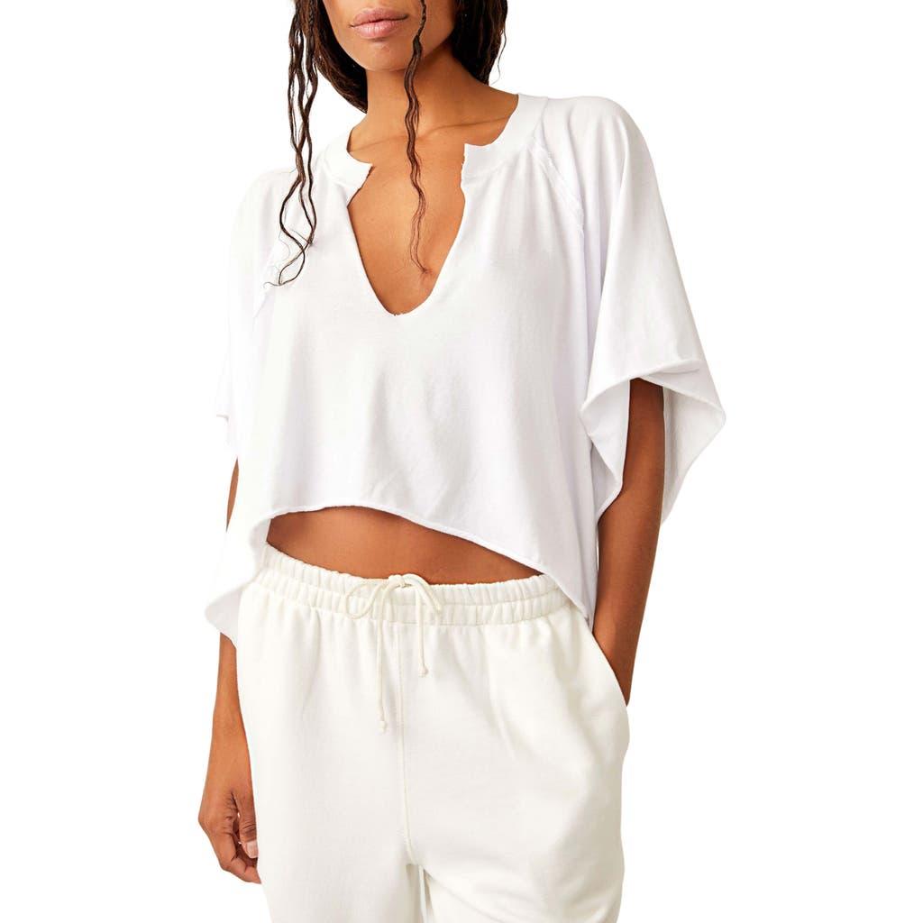 Free people Bennet crop cotton factory top