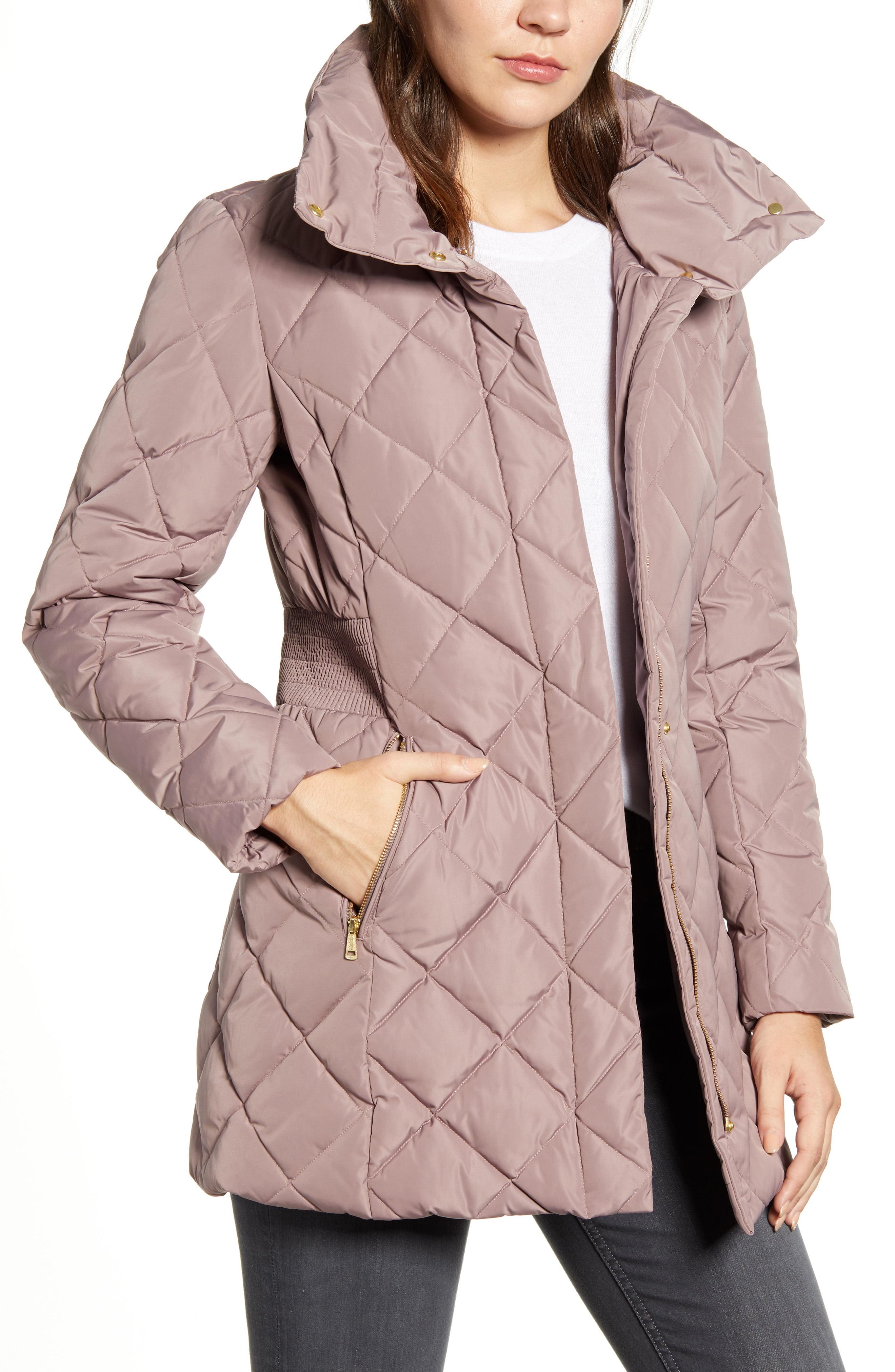 Cole Haan Quilted Down & Feather Coat in Mauve (Purple) - Lyst dakine seeker 24l