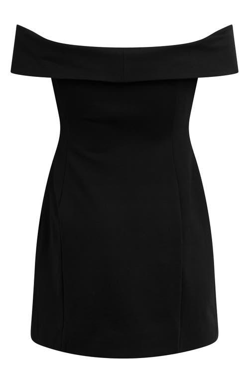 favorite daughter off the shoulder dress Favorite Daughter The Sara Dress in Black