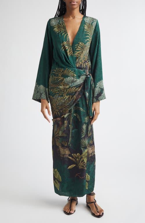 Designer Green Long Sleeve Wrap Dresses for Women - Up to 60% off | Lyst