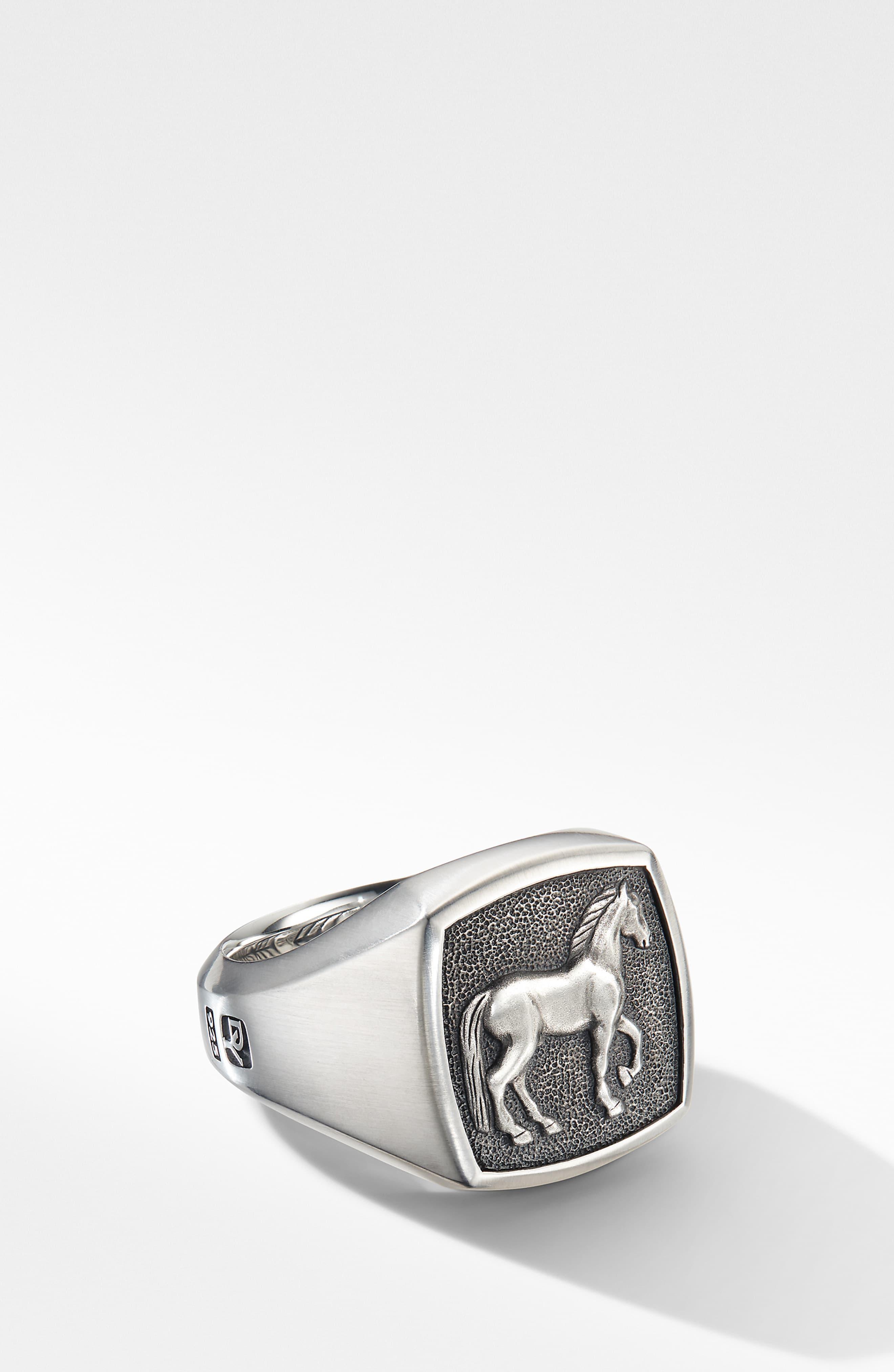 David Yurman Petrvs Horse Ring in Silver (Metallic) for Men Lyst