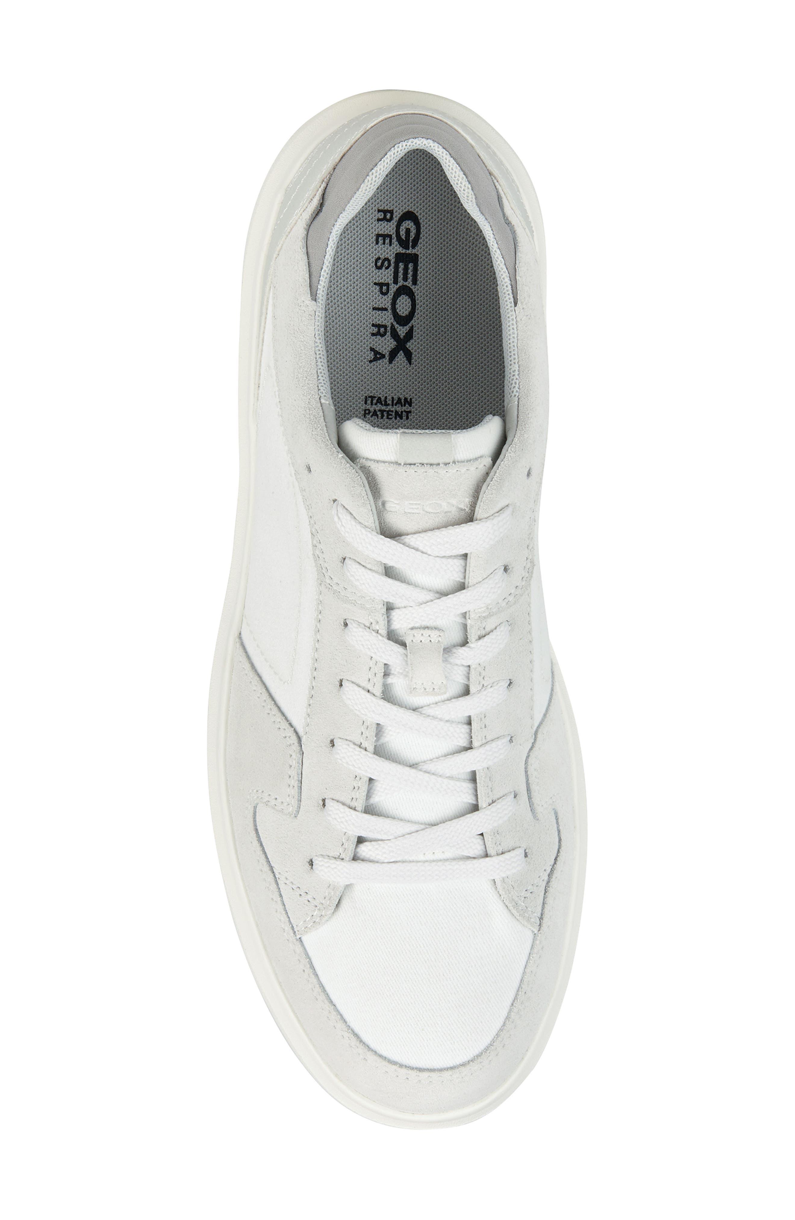 Geox Merediano Water Resistant Sneaker in White for Men | Lyst