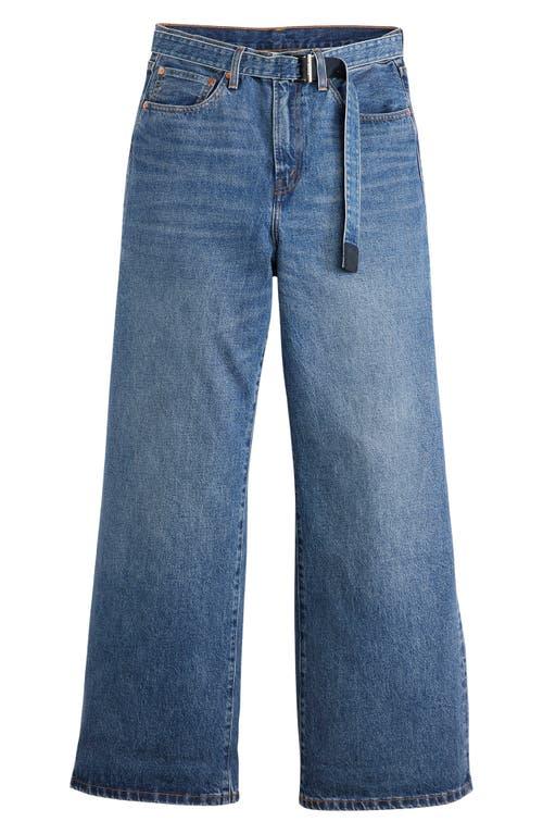 Shop Sacai - Levi's x Sacai Belted Wide-Leg Jeans | Saks