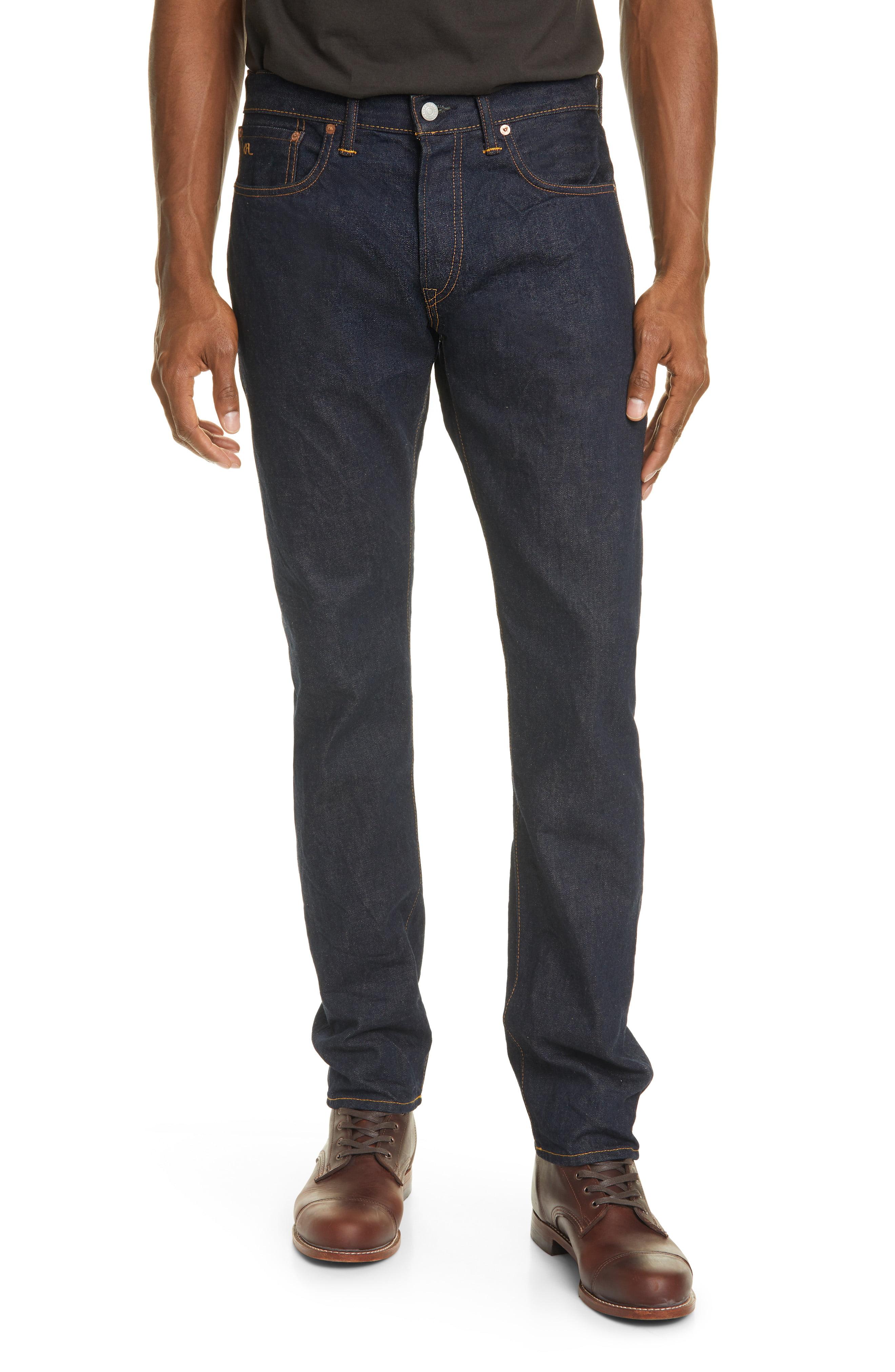 RRL Denim Slim Fit Selvedge Jeans in Blue for Men Lyst