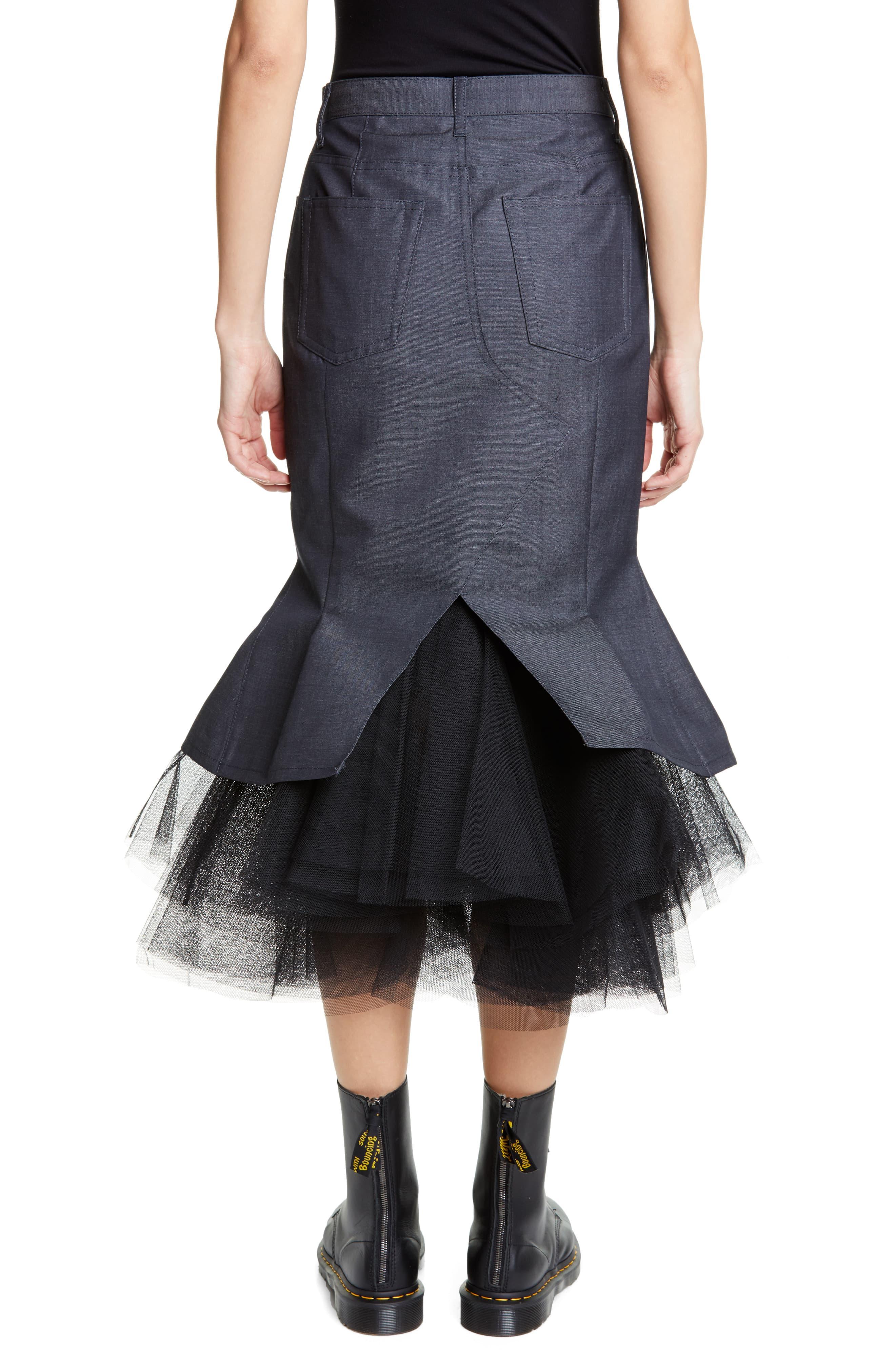 スカート JUNYA WATANABE 2017SS Tulle Skirt JUNYA WATANABE 2017SS Tulle Skirt
