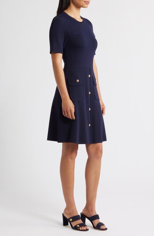 eliza j drop waist dress Eliza J Women's Dress Drop Waist Fit & Flare Knee Length Dress Pink Size 2