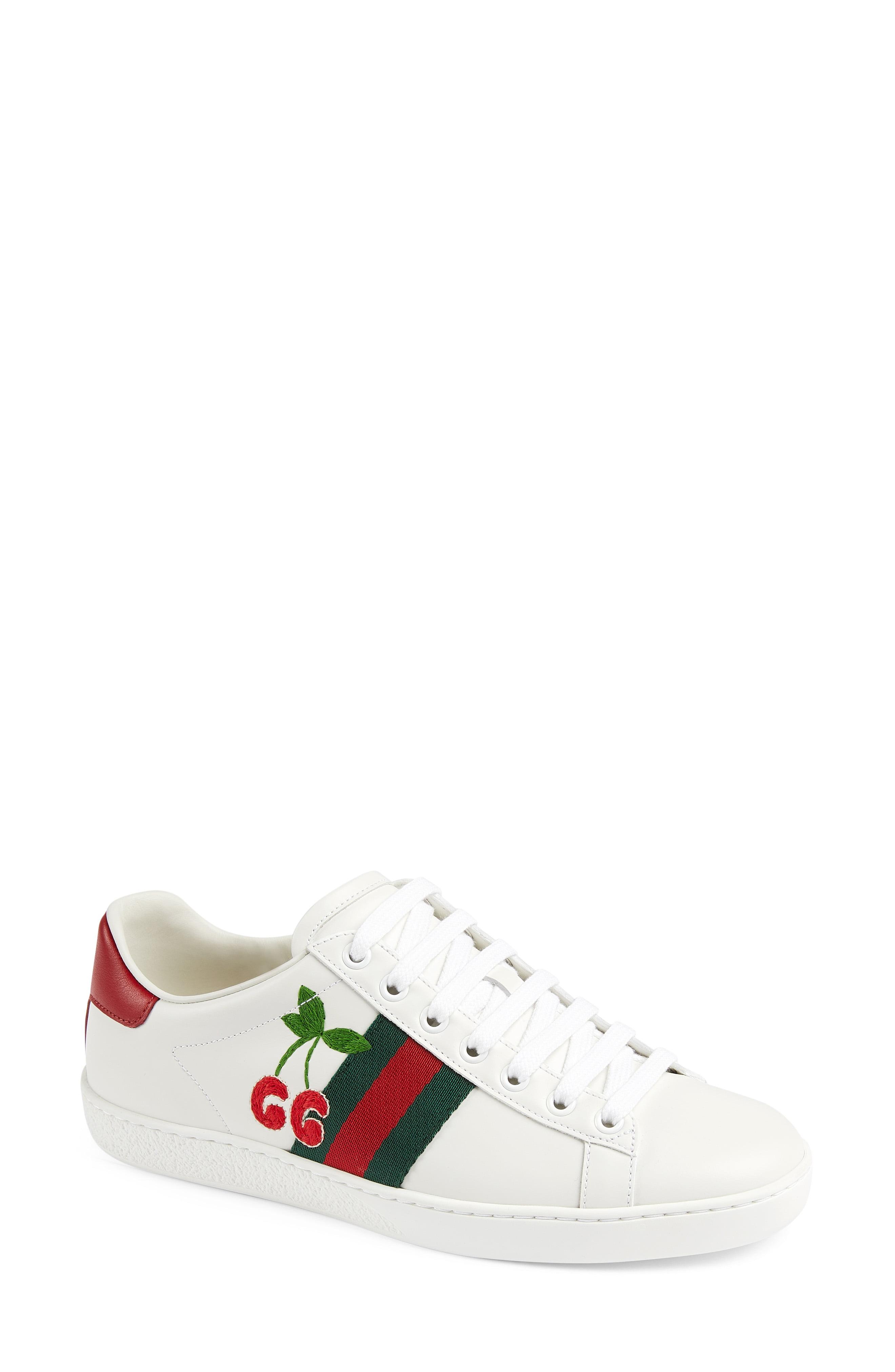 gucci cherry sneakers