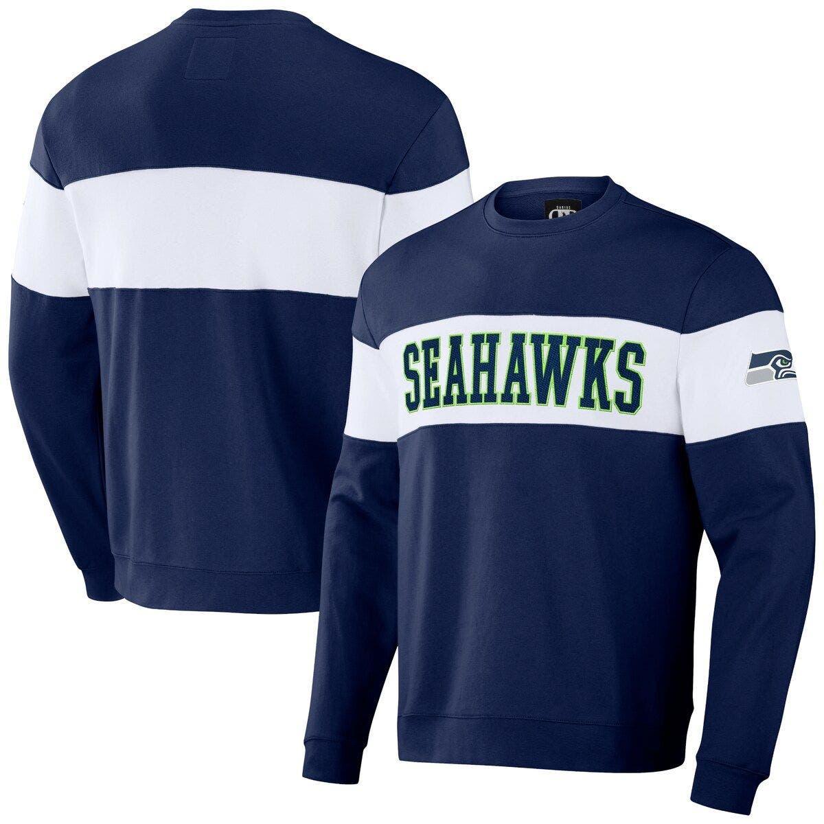 Seattle Mariners Navy Headline Crewneck