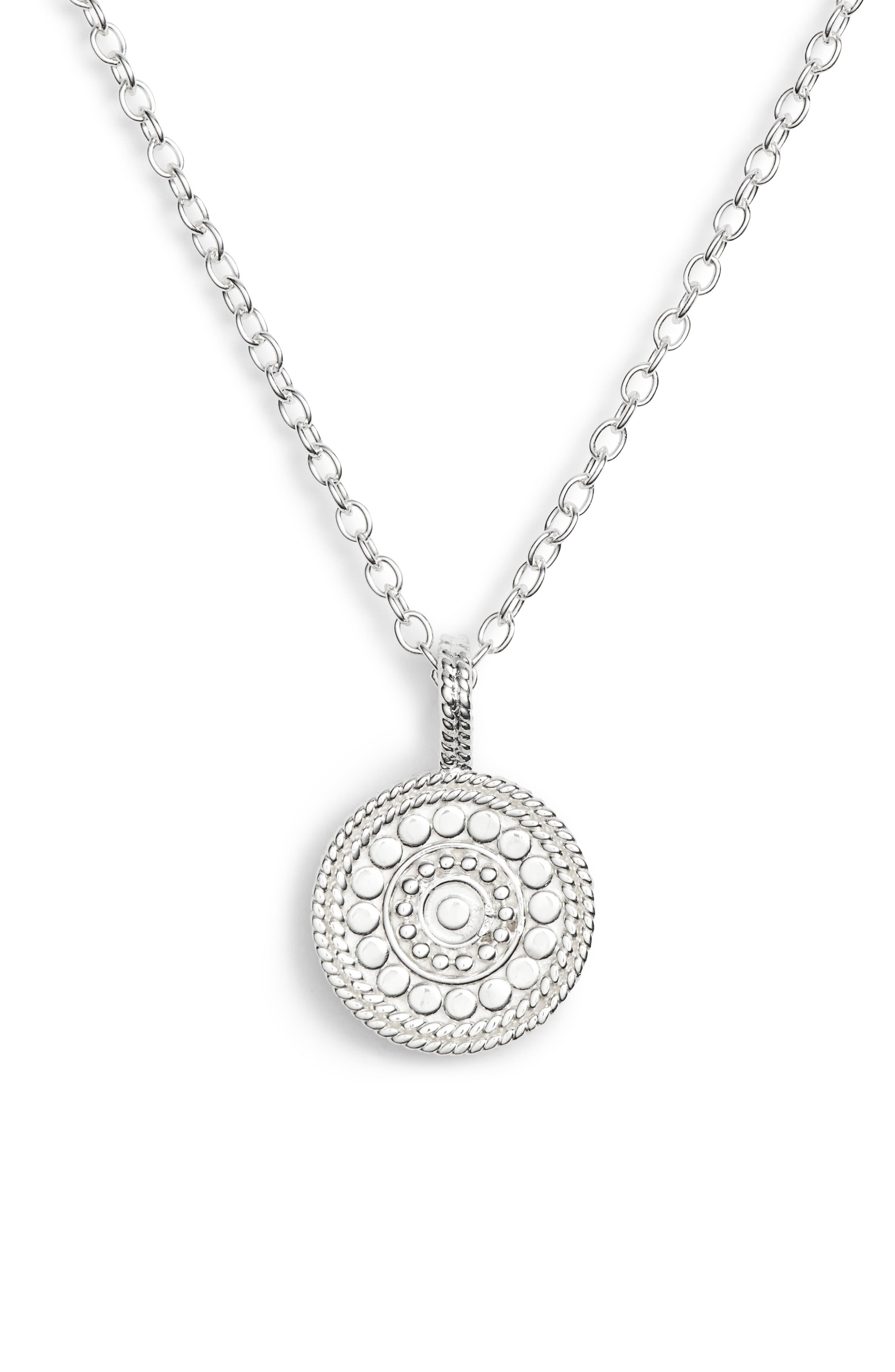 Anna Beck Beaded Reversible Circle Pendant Necklace ...