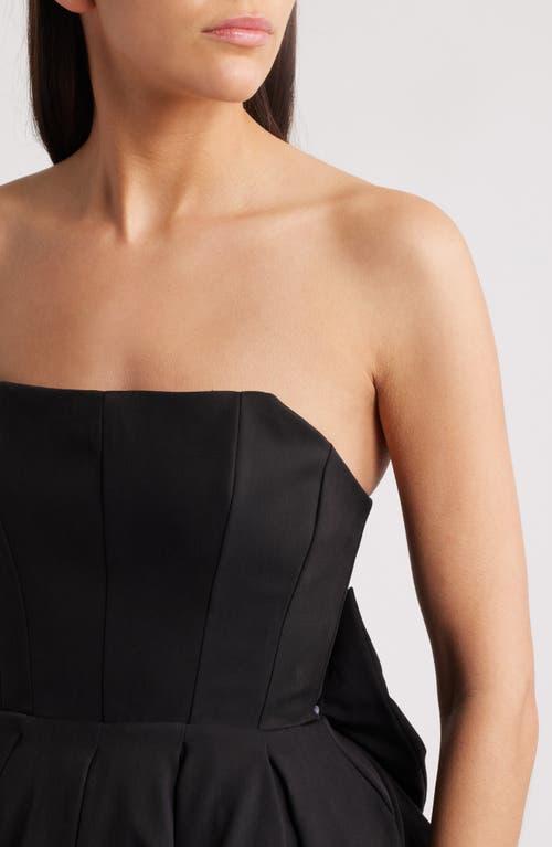 House Of Cb Emmanuela Strapless Fit & Flare Cocktail Dress in Black | Lyst House Of Cb Emmanuela Strapless Fit & Flare Cocktail Dress in Black | Lyst