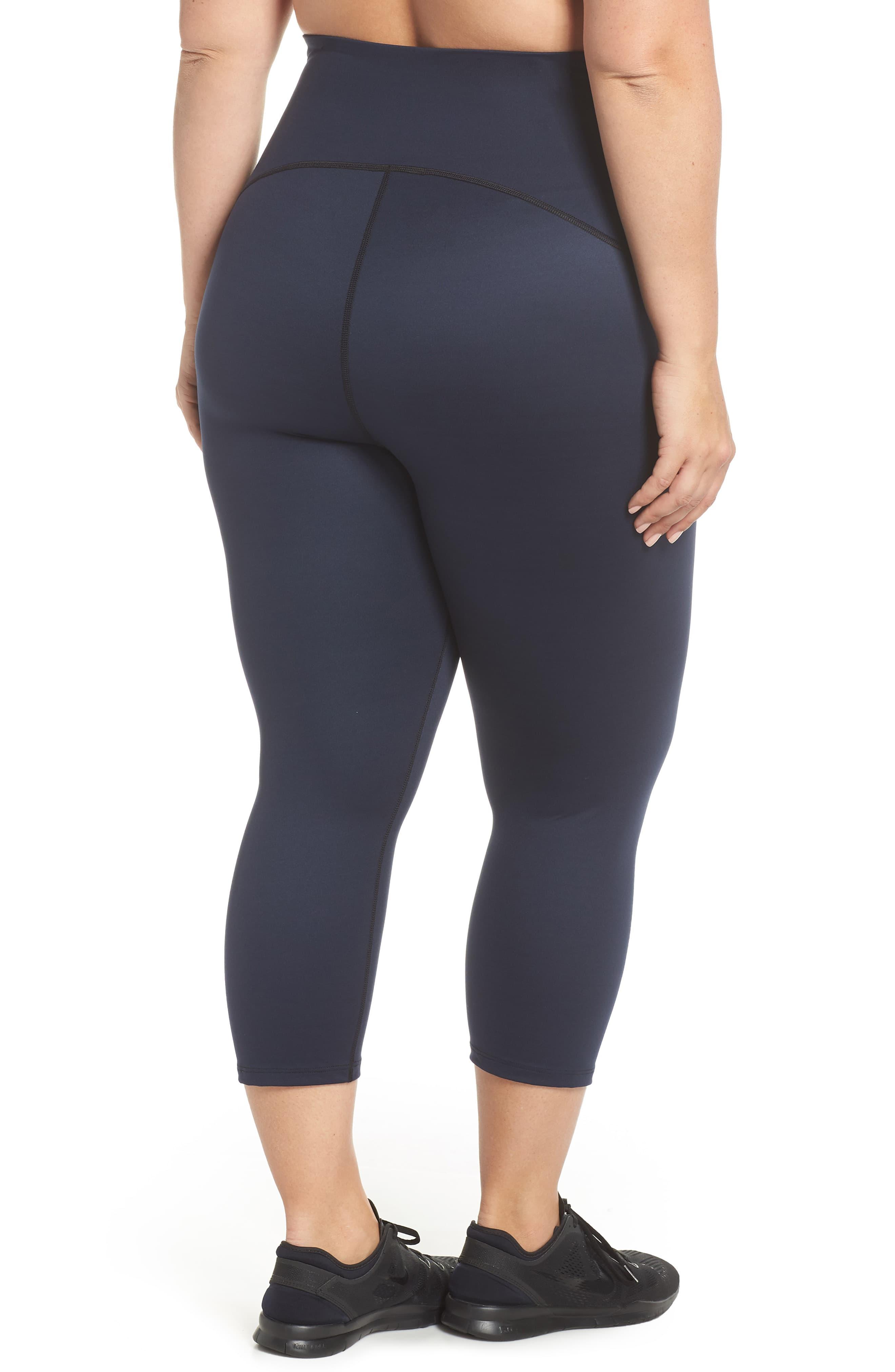 Spanx Spanx Active Crop Leggings in Blue - Lyst