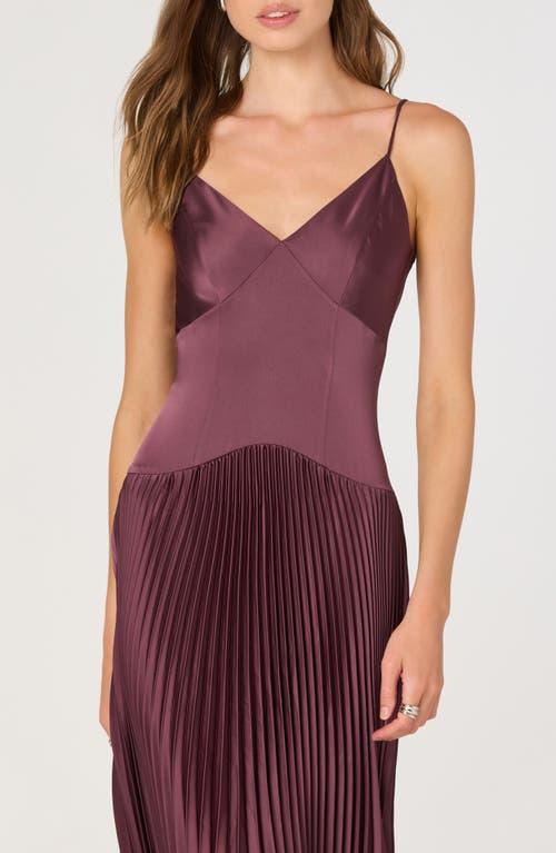 astr the label pleated drop waist maxi dress Lupin Pleated Tiered Maxi Dress