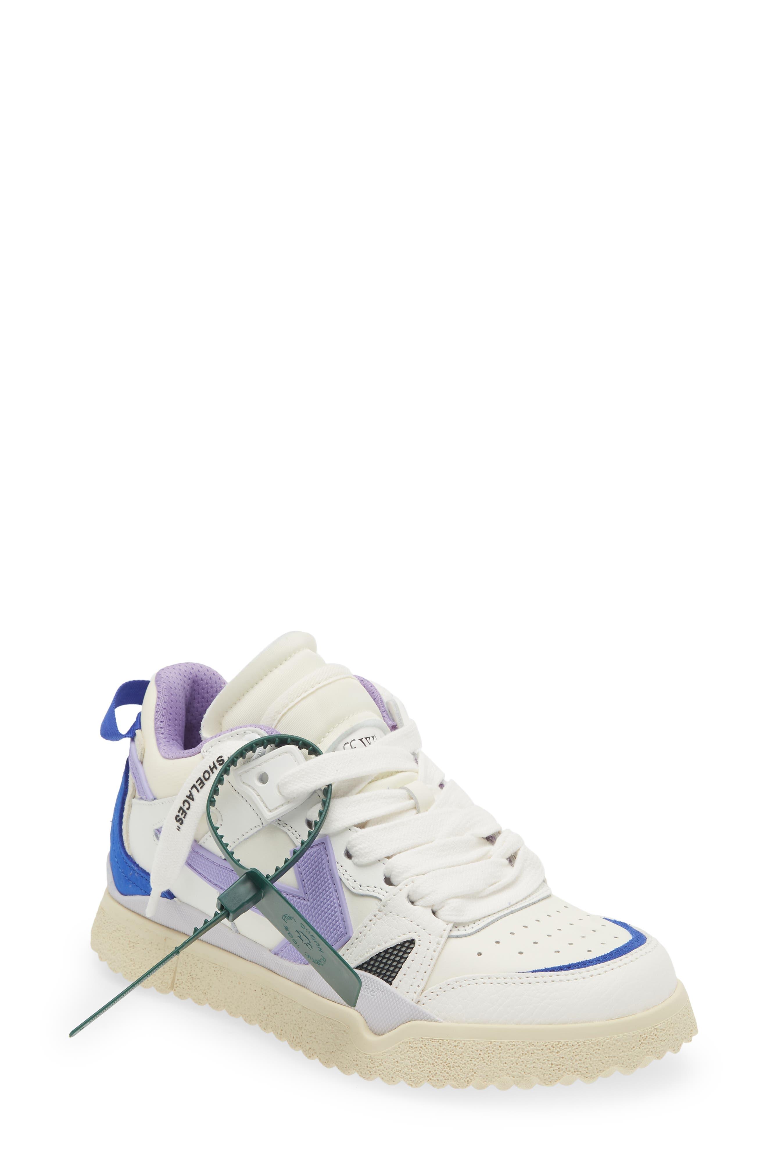 New Midtop Sponge Leather Sneaker - White - Off-White c/o Virgil Abloh  Sneakers - Yahoo Shopping