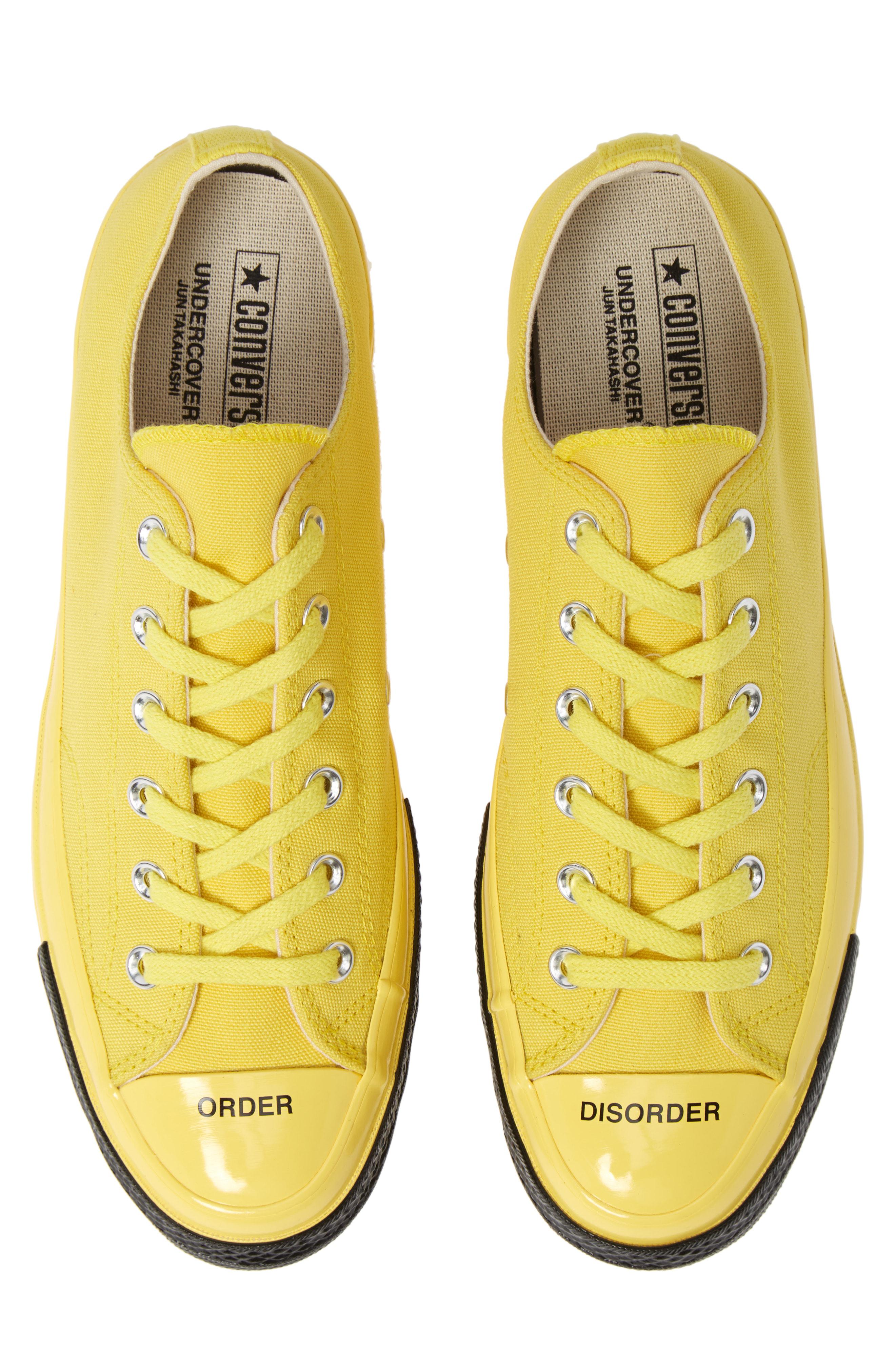 converse undercover yellow