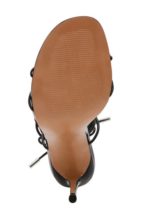★Steve Madden★新作★大人気★TEMPTATION BLACK★サンダル TEMPTATION Black Strappy Lace-Up Stiletto Heel | Women's