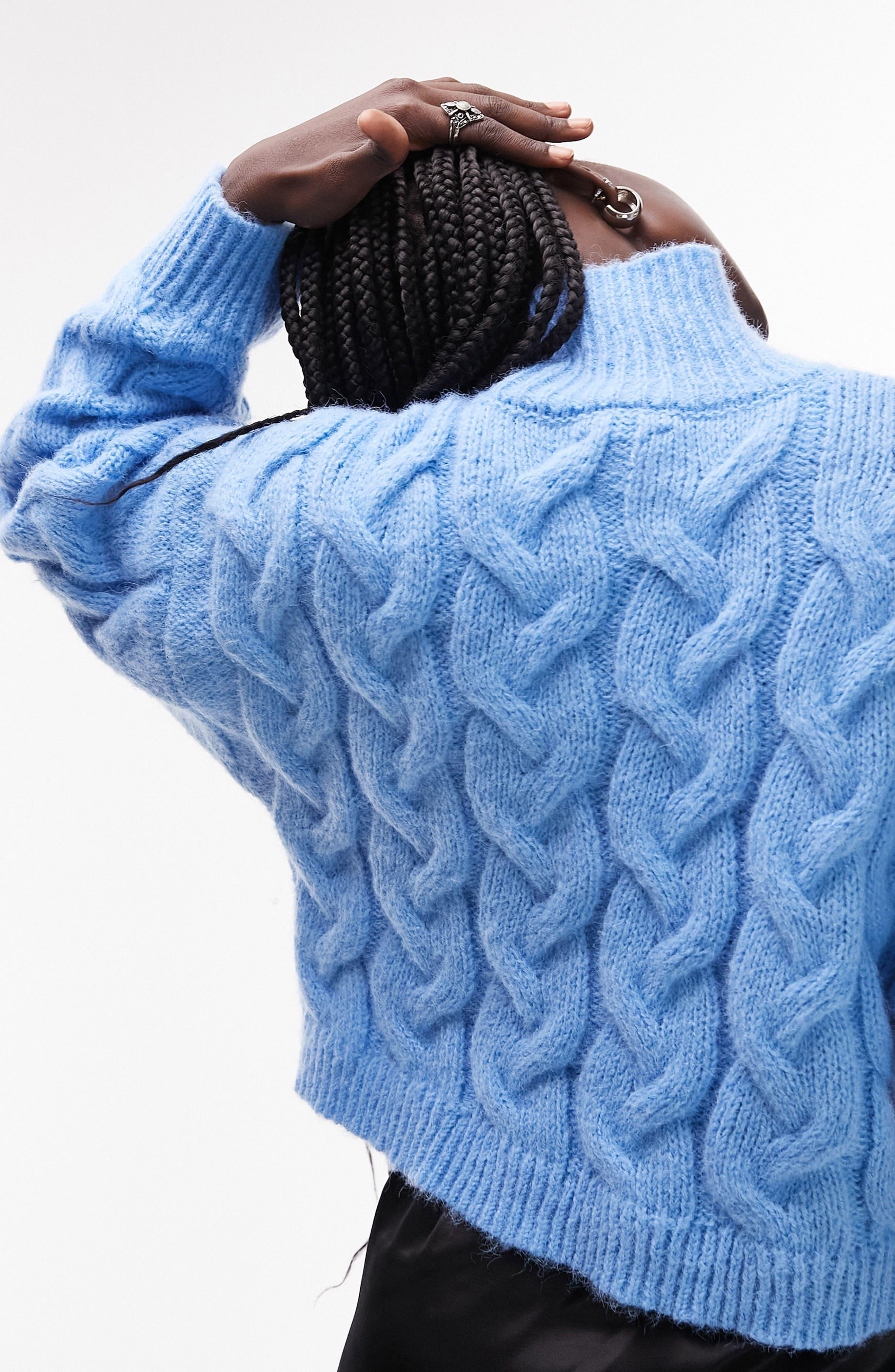 Topshop cable knit clearance sweater