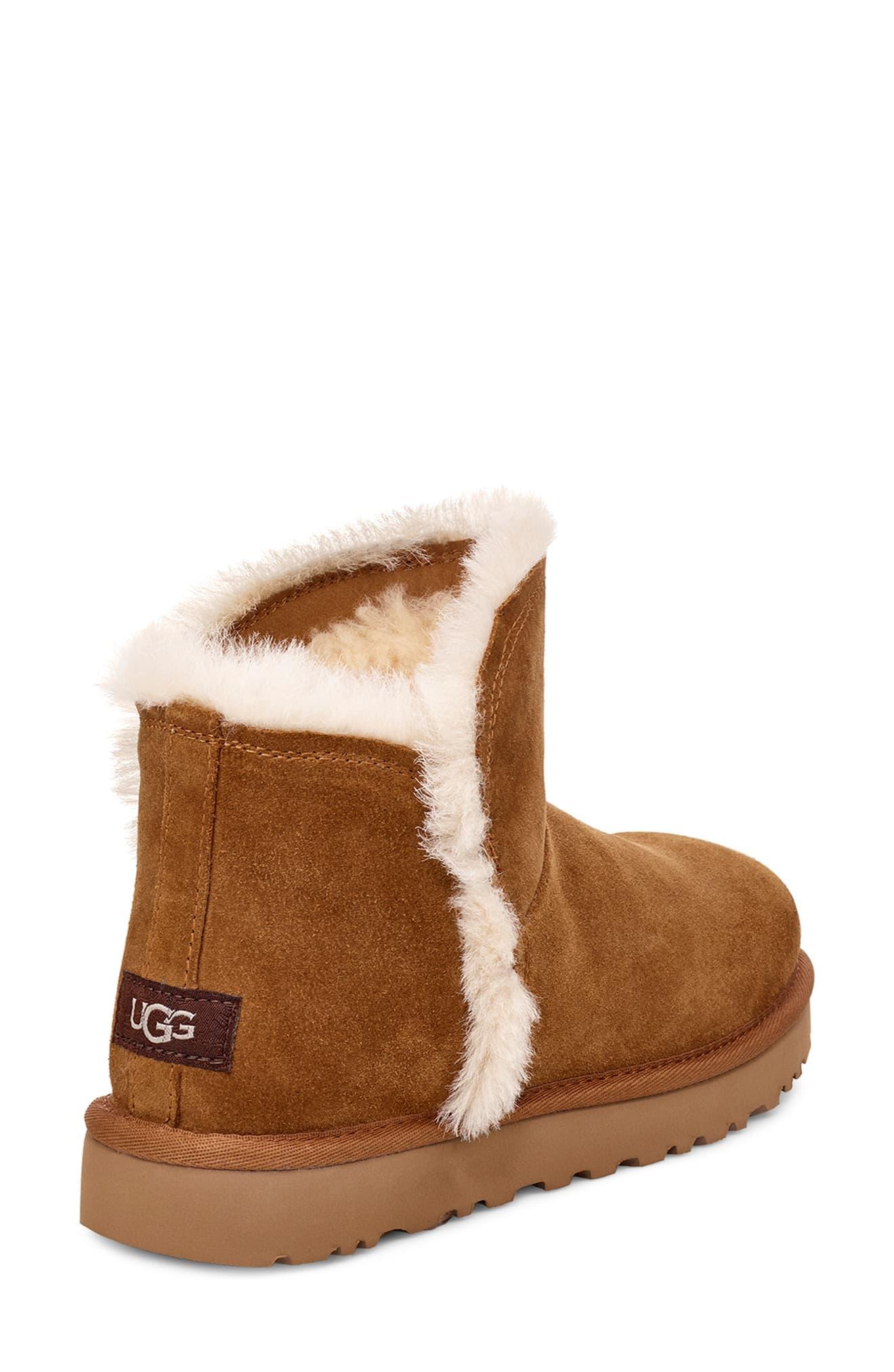 nordstrom mini fluff uggs
