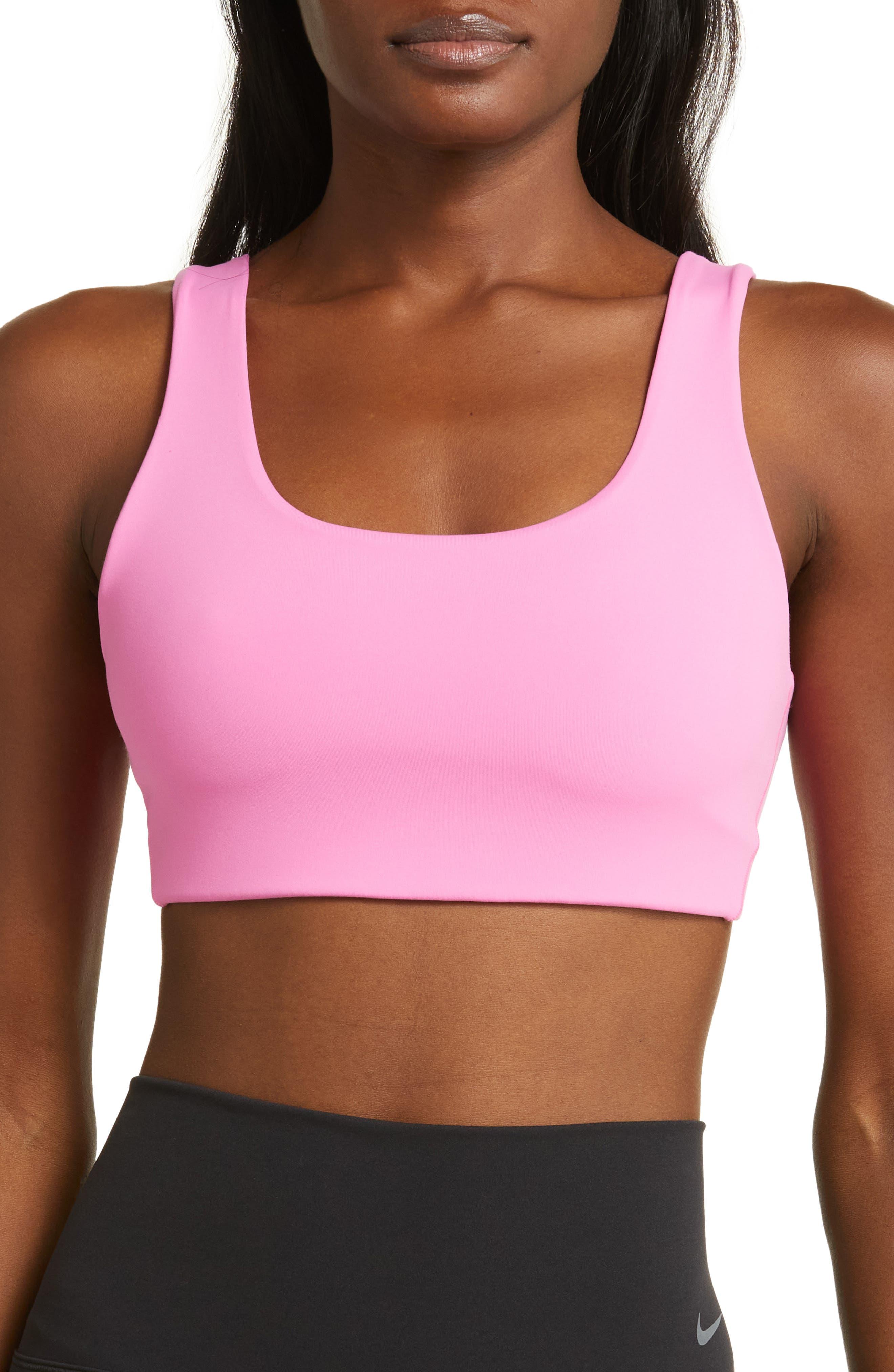 Buy Nike Pale Pink Medium Swoosh Support Padded Vest With Built In Sports  Bra from Next Luxembourg