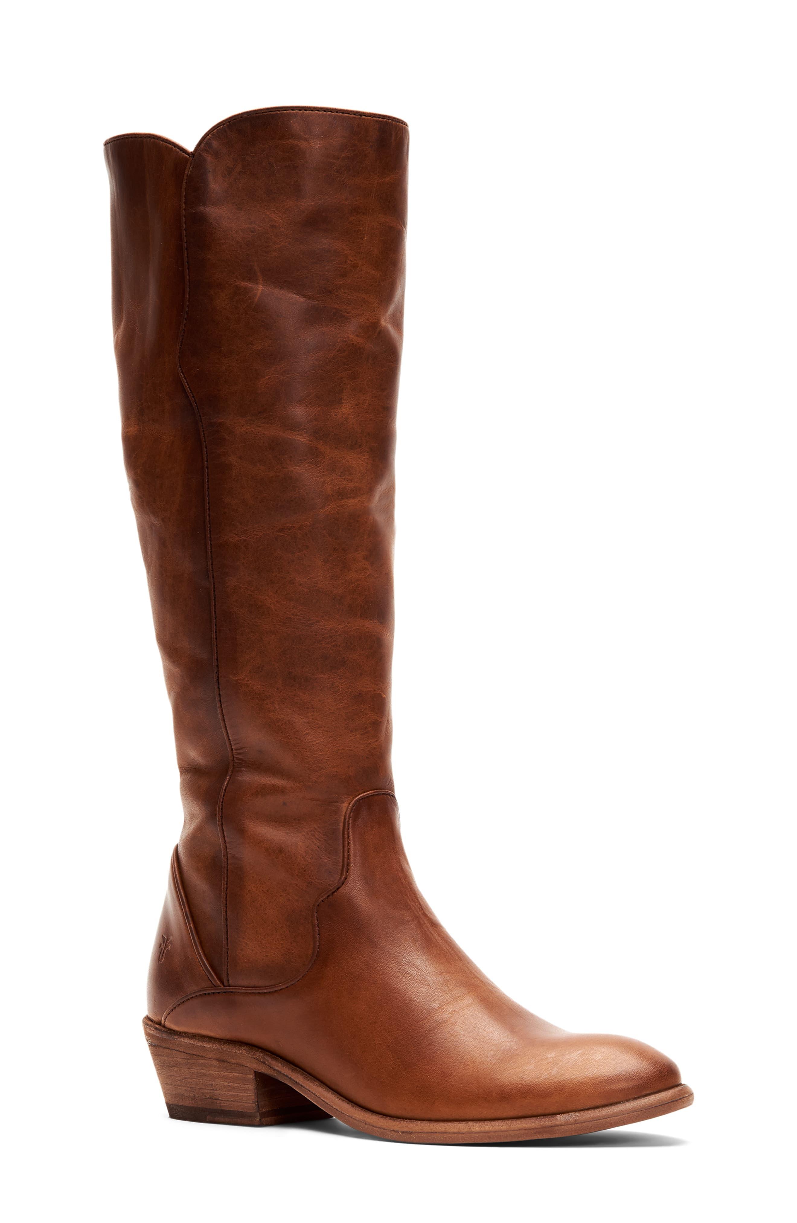 frye carson knee high boot