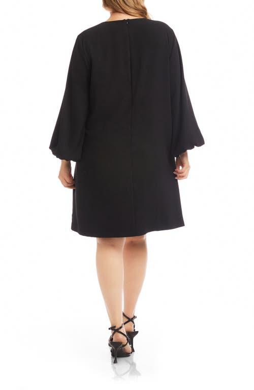 black coated dress Fontaine Coat Dress - Black