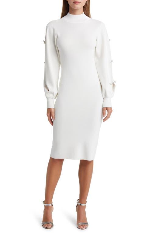 Long Sleeve Nordstrom White Dress Long Eliza J Long Sleeve Sweater