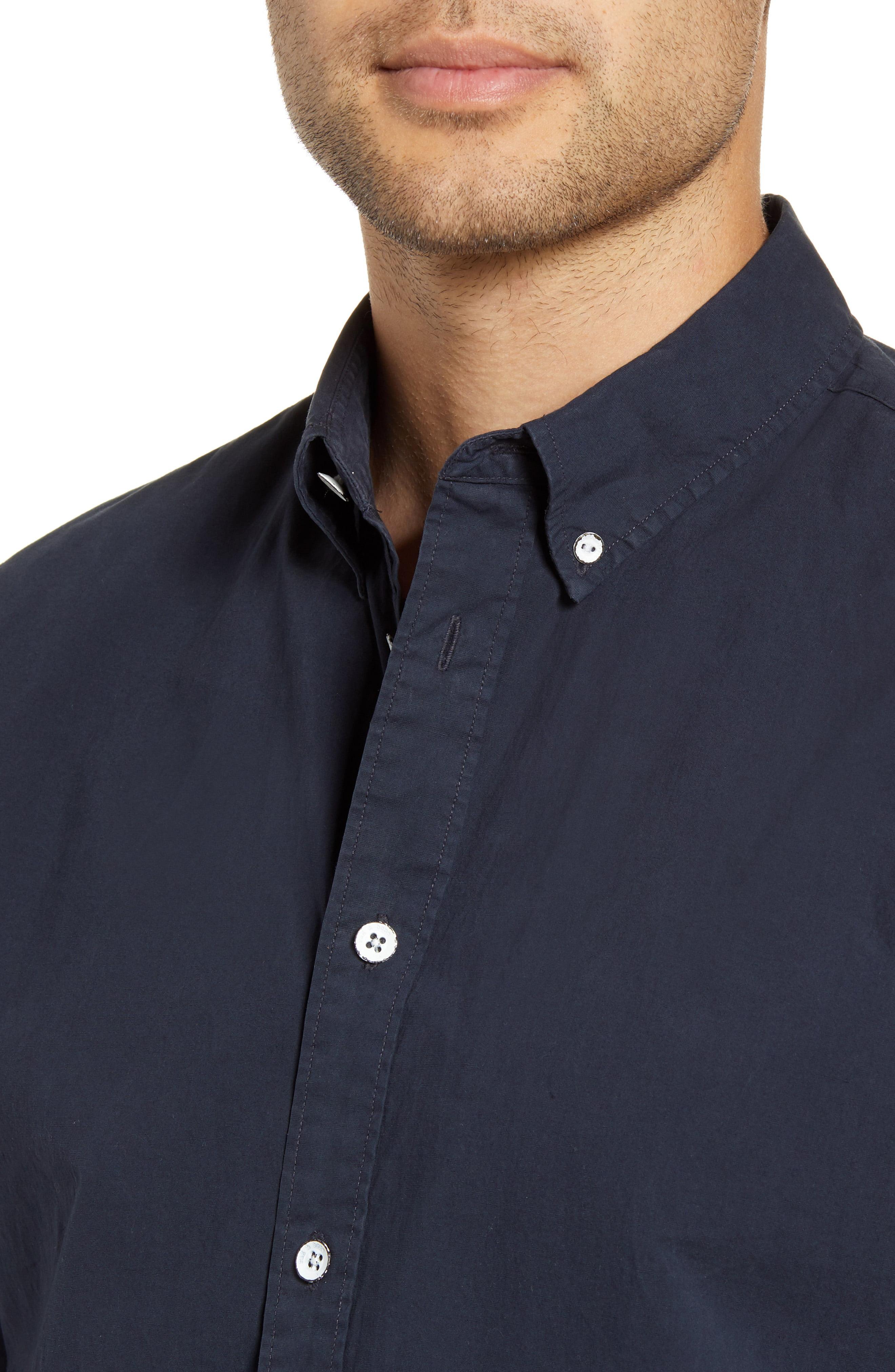 Rag & Bone Fit 2 Tomlin Slim Fit Buttondown Shirt in Navy (Blue) for