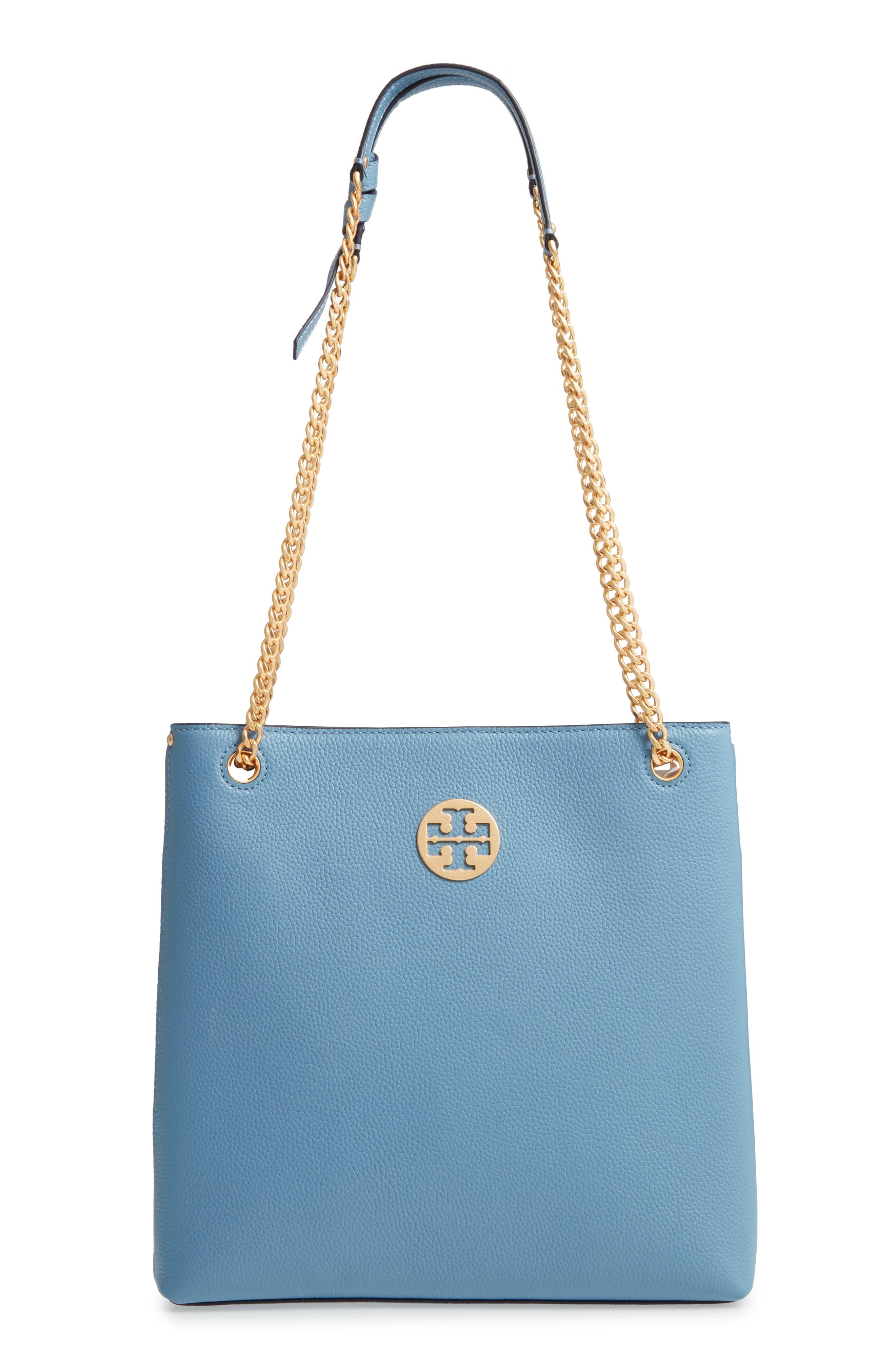 Tory Burch Everly Leather Swingpack in Blue - Lyst