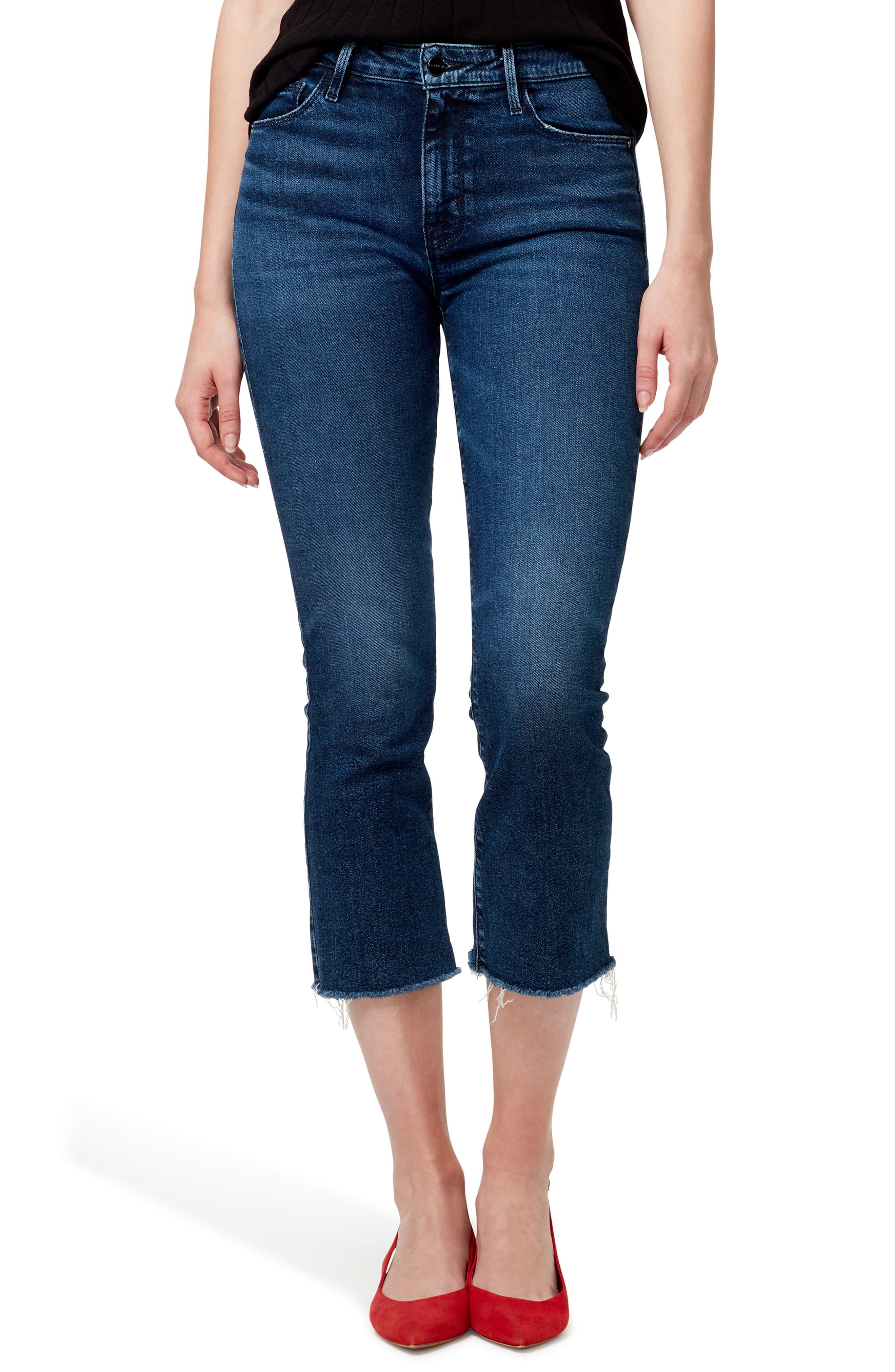 Sanctuary Denim Connector Kick Crop Jeans in Blue Lyst