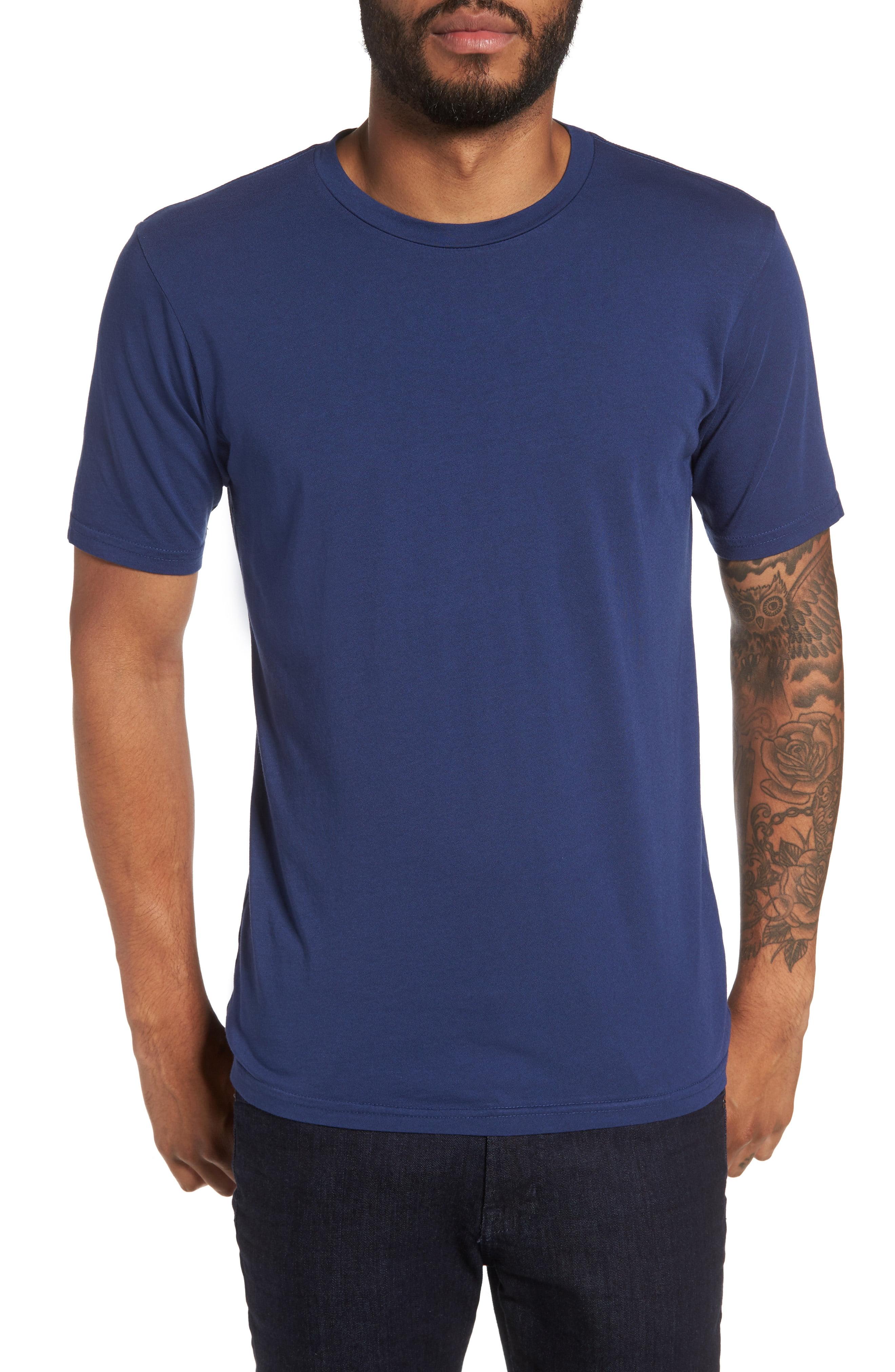 Goodlife Classic Supima Cotton Blend Crewneck T-shirt in Blue for Men ...