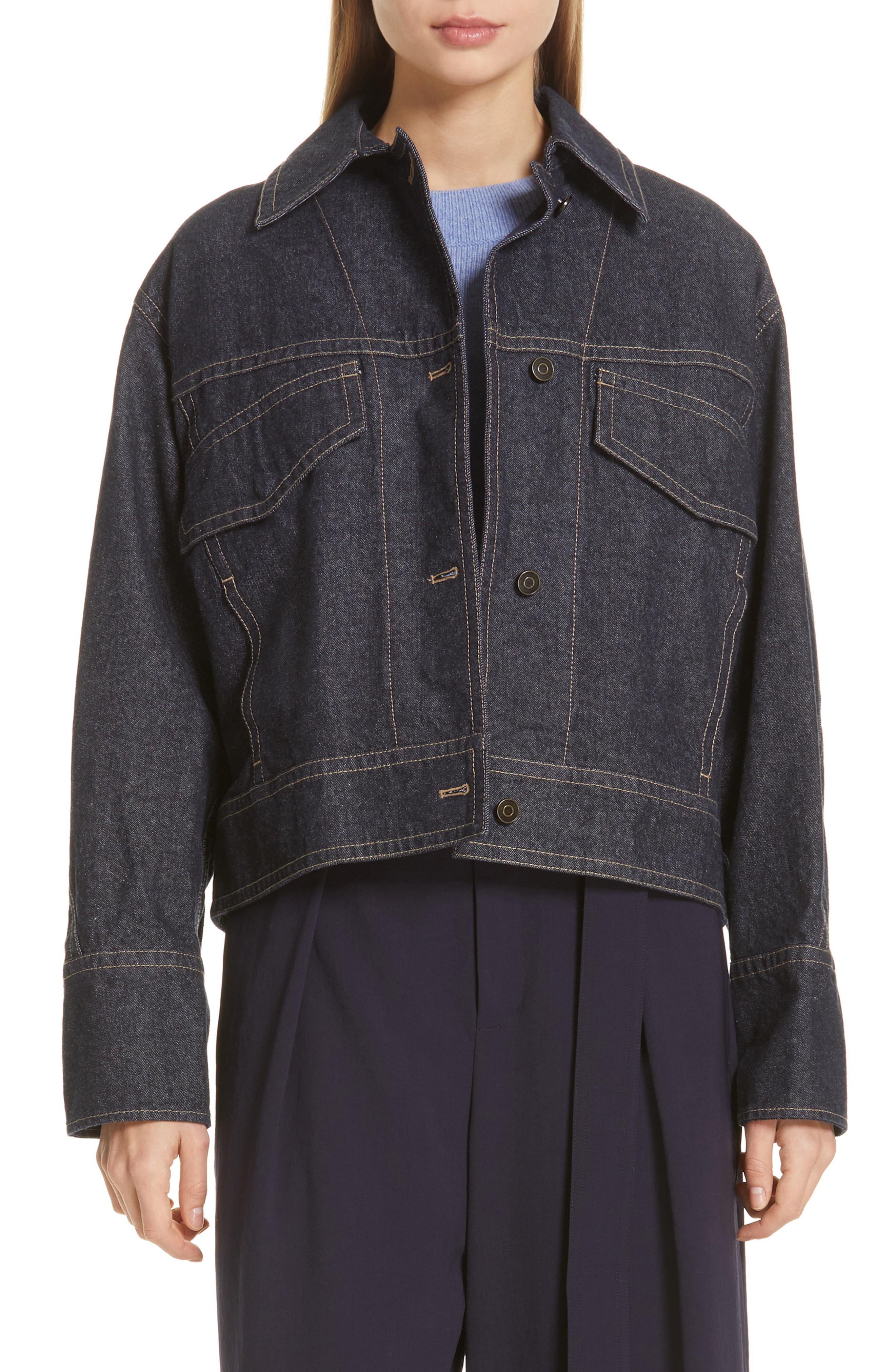 vince denim utility jacket