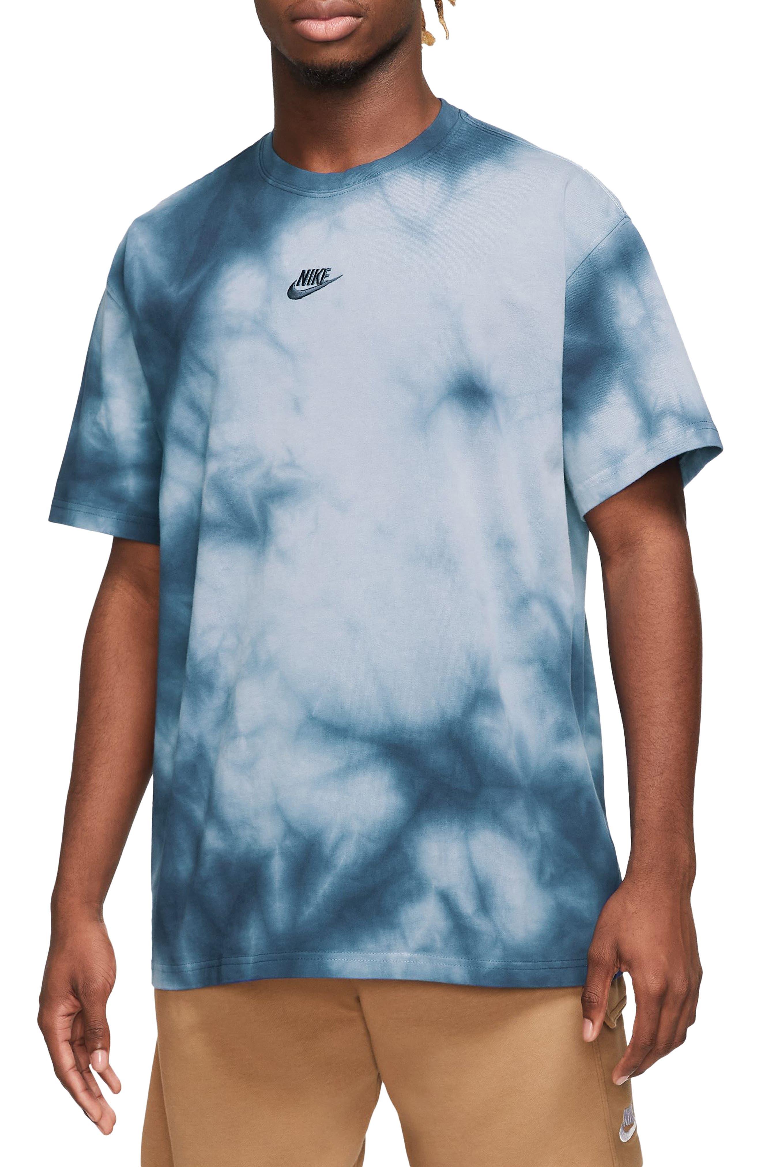Nike Sportswear Premium Max90 Tie Dye T-shirt in Blue for Men | Lyst
