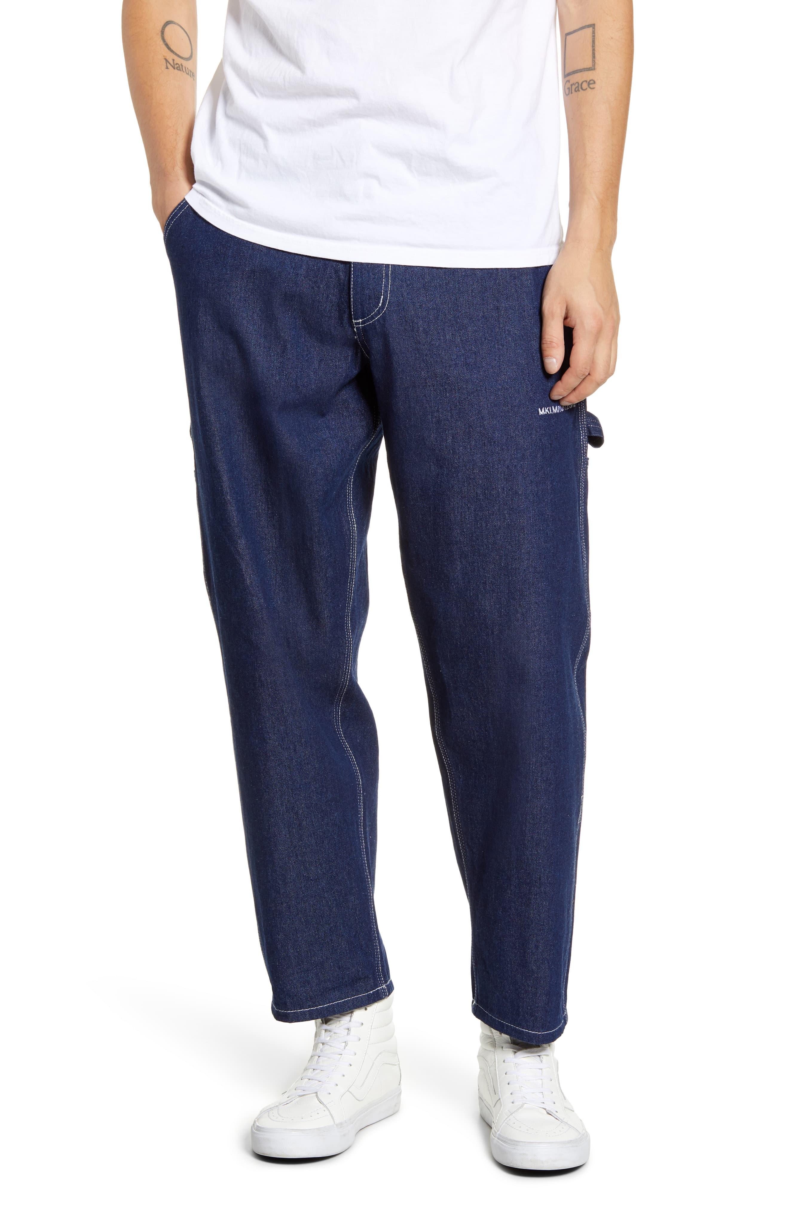 raw denim carpenter jeans