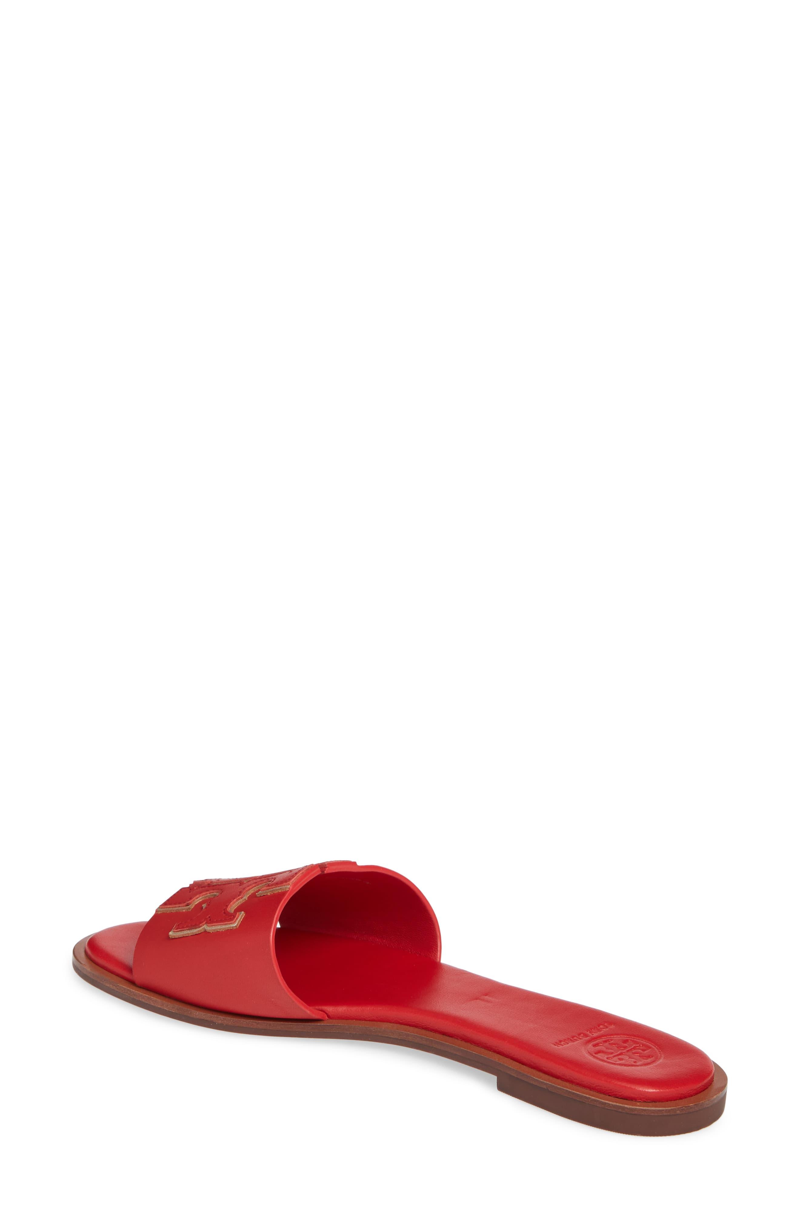 tory burch ines slide red