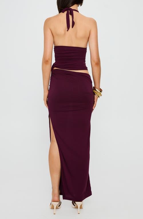 casablanca halter dress Pleated Halter Dress main image 1