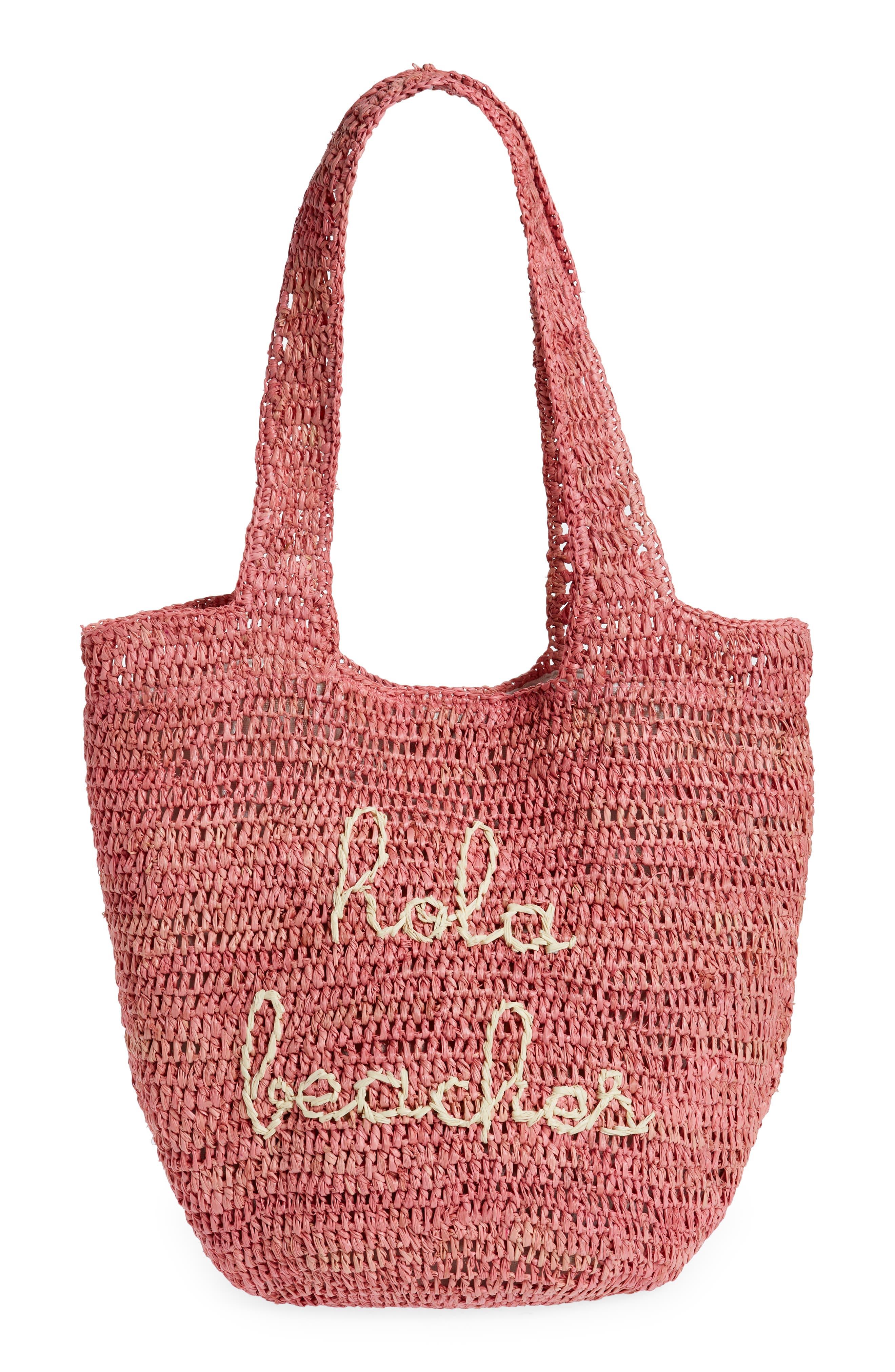 BTB Los Angeles Hola Beaches Shopper in Red | Lyst