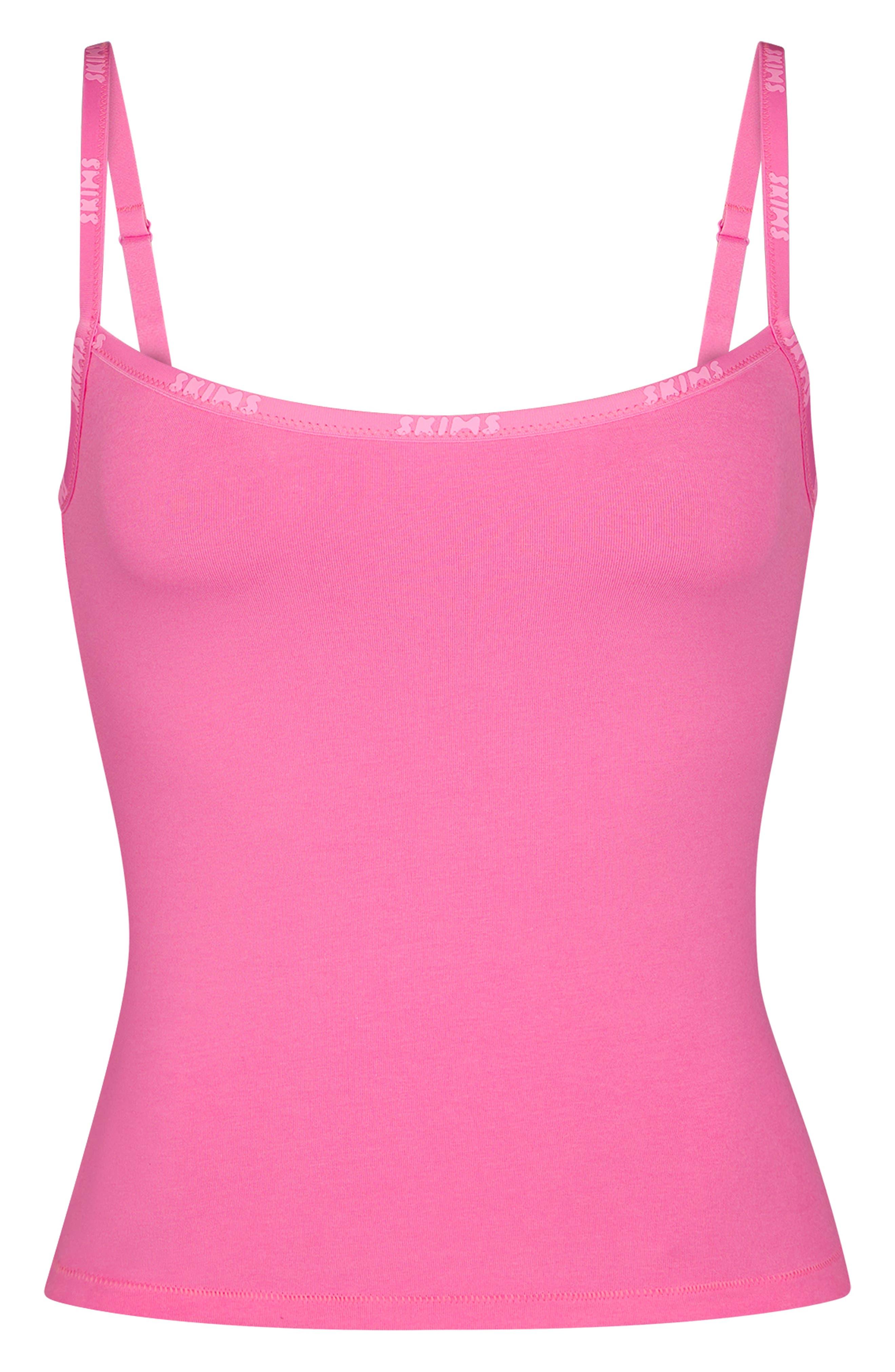Skims タンクトップ SKIMS: ピンク Cotton Rib タンクトップ | SSENSE 日本