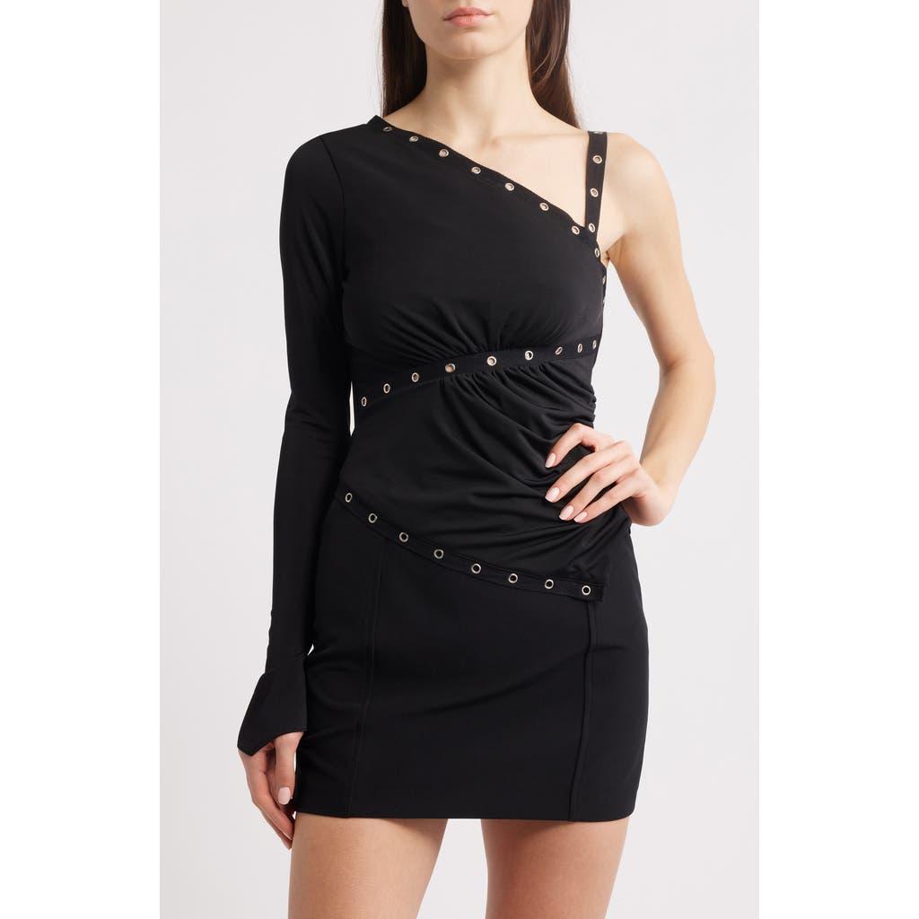 mistress rocks black cotton cutout shirt dress Clothing : Mini Dresses : Mistress Rocks Black Cotton Cutout Shirt dress