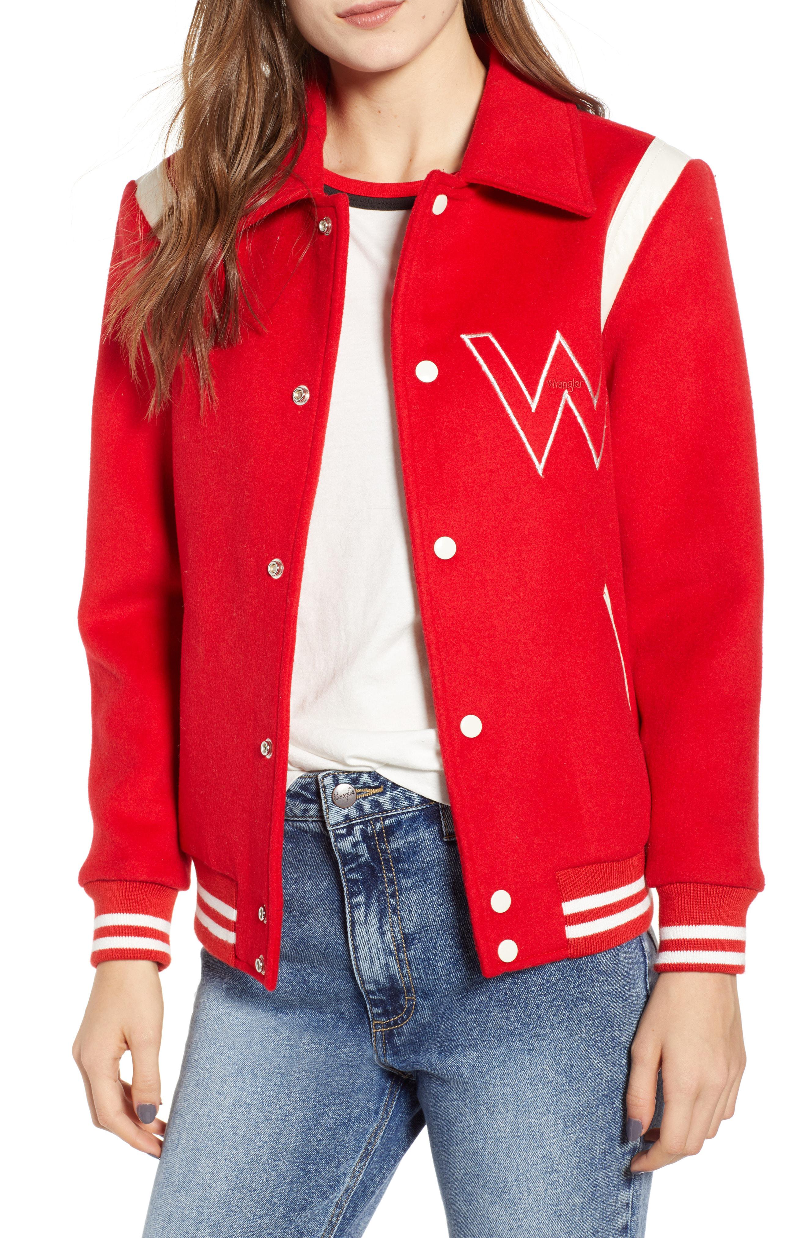 wrangler red jacket