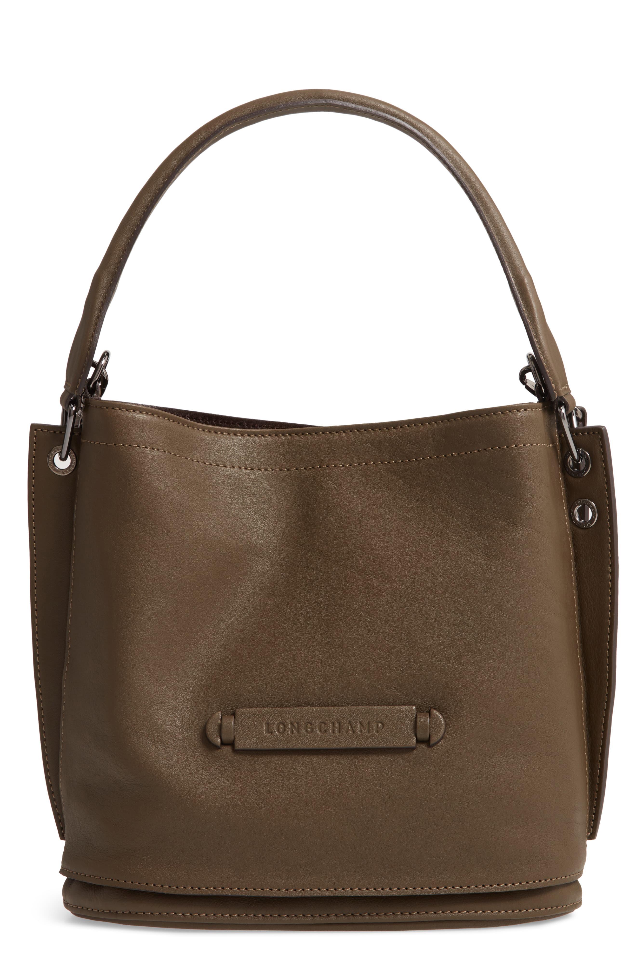 Longchamp '3d' Leather Crossbody Hobo Lyst