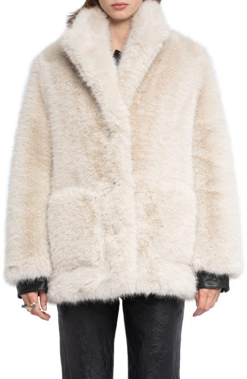 稀少ZADIG& VOLTAIRE タヌキ ファーコート Zadig & Voltaire Freeze Faux Fur Coat | Bloomingdale's