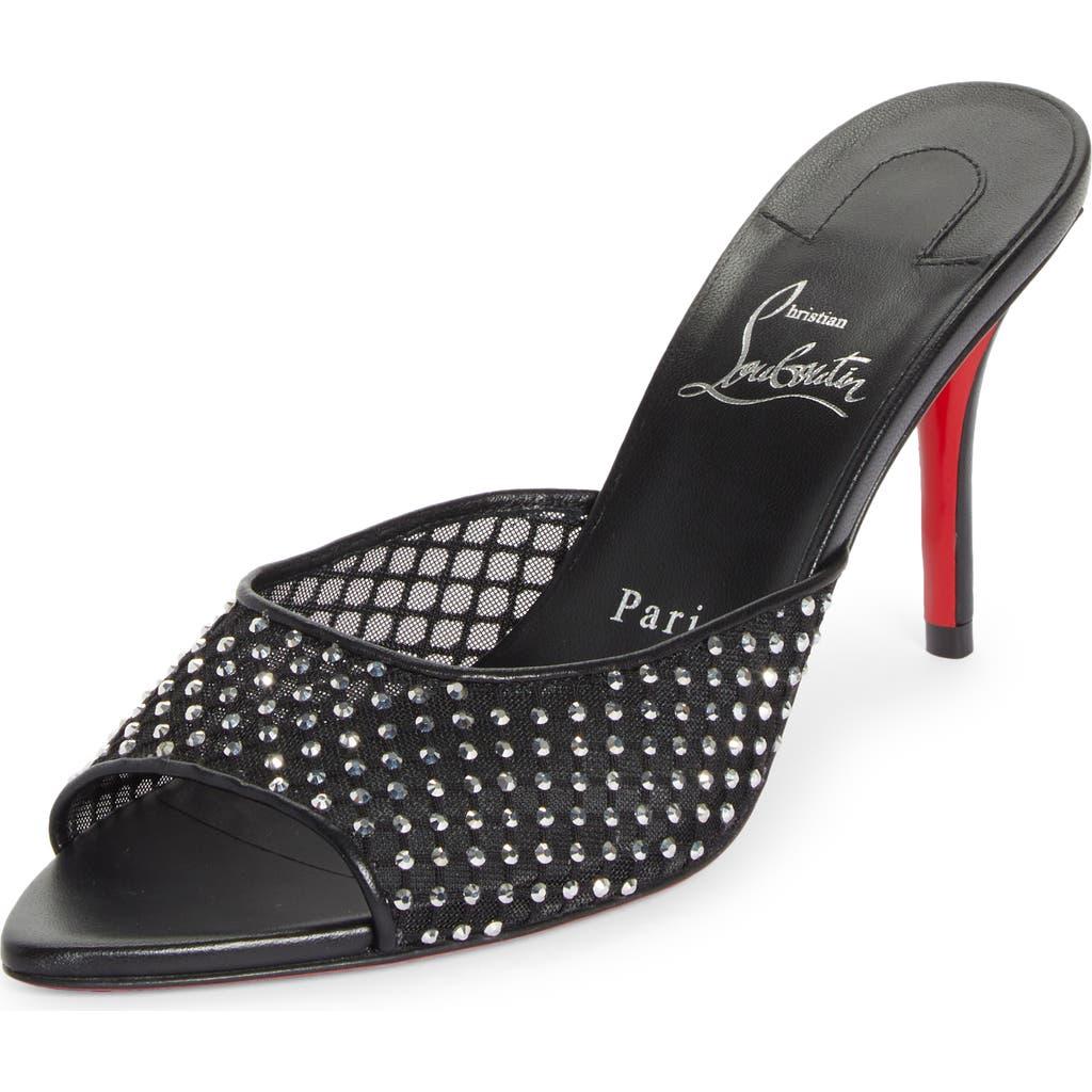 Louboutin Shoe Christian Louboutin Slides Black Christian