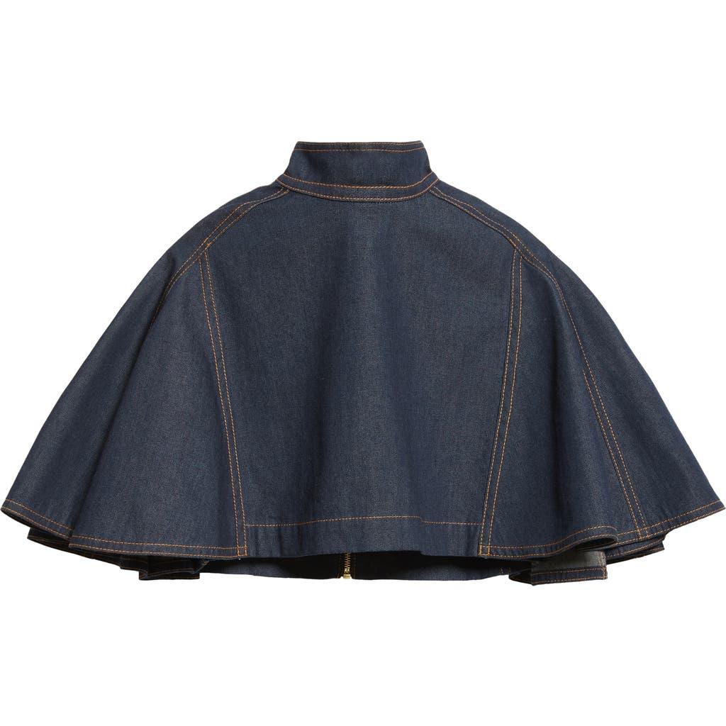 Zimmermann Hypnotic Denim Cape Top in Blue | Lyst