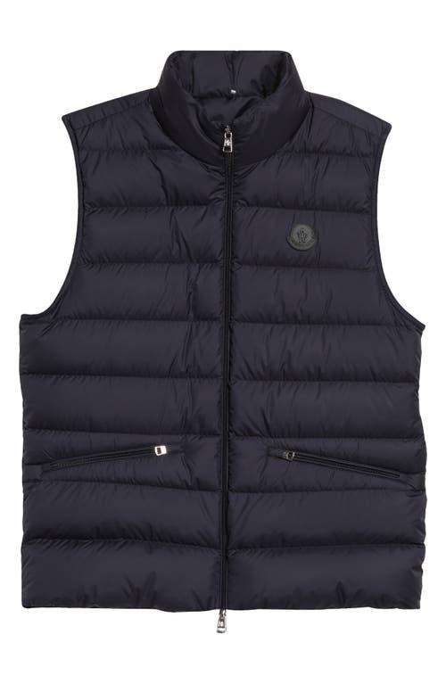 Moncler Lechtal Down Puffer Vest in Blue for Men Lyst