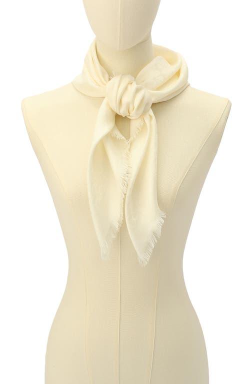 Kate Spade Yarn-Dye Floral Square Scarf in White Lyst
