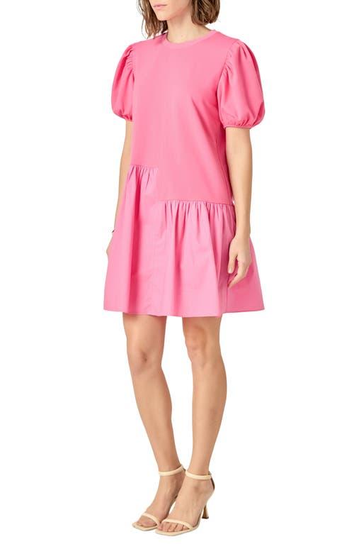 knee length dresses for ladies Scallop Detail Tiered Mini Dress  English Factory