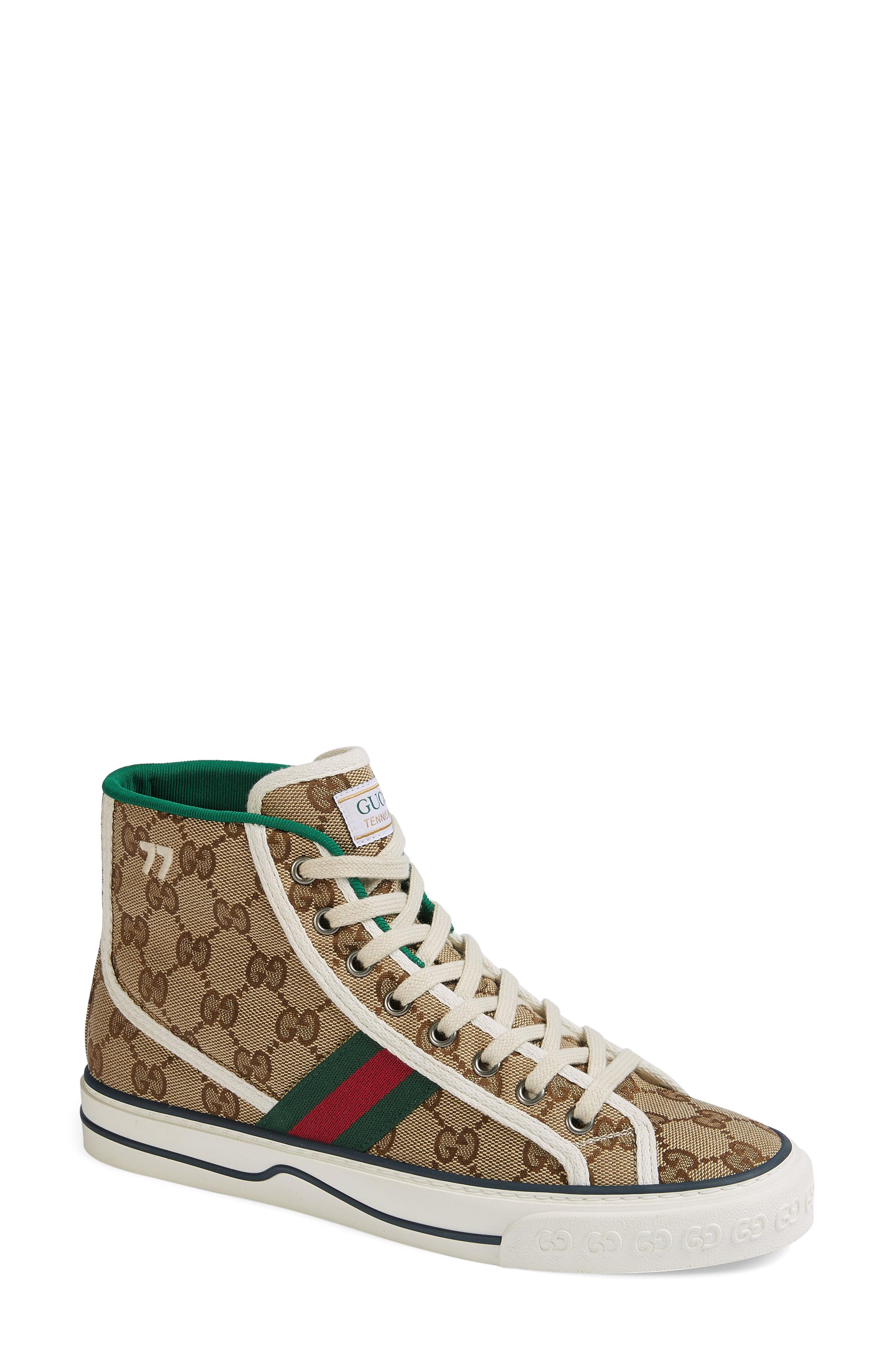 tennis 1977 high top platform sneaker gucci