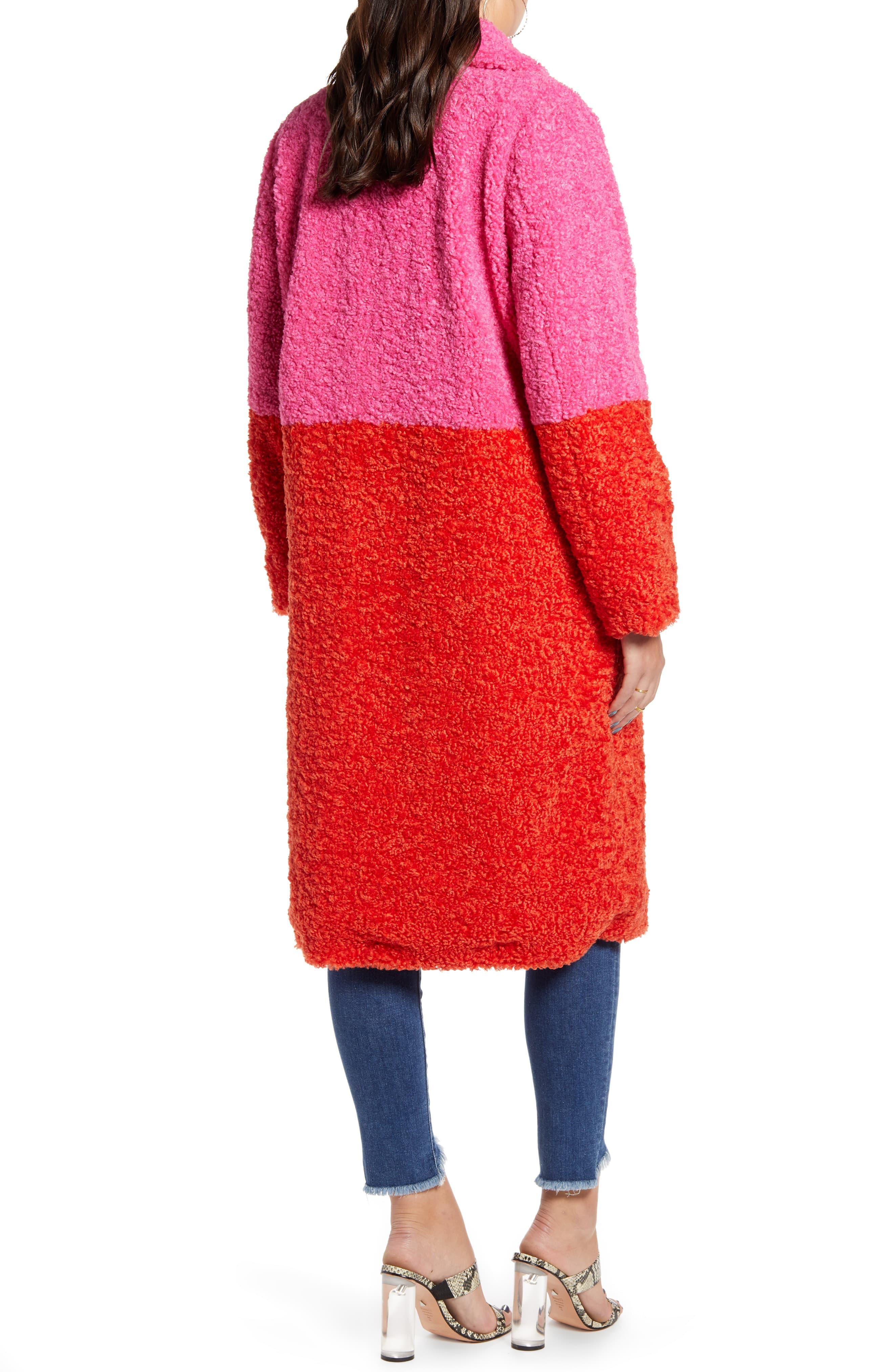 Blank NYC Arrival Colorblock Faux Fur 