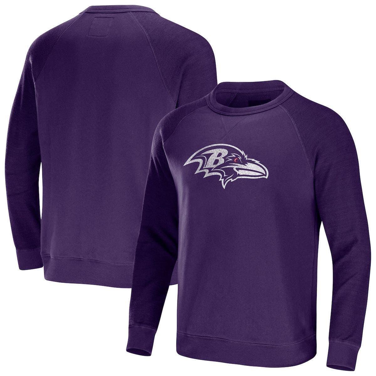 NFL X DARIUS RUCKER Collection By Fanatics Baltimore Ravens Distressed  Lightweight Pullover Sweatshirt At Nordstrom in Blue for Men