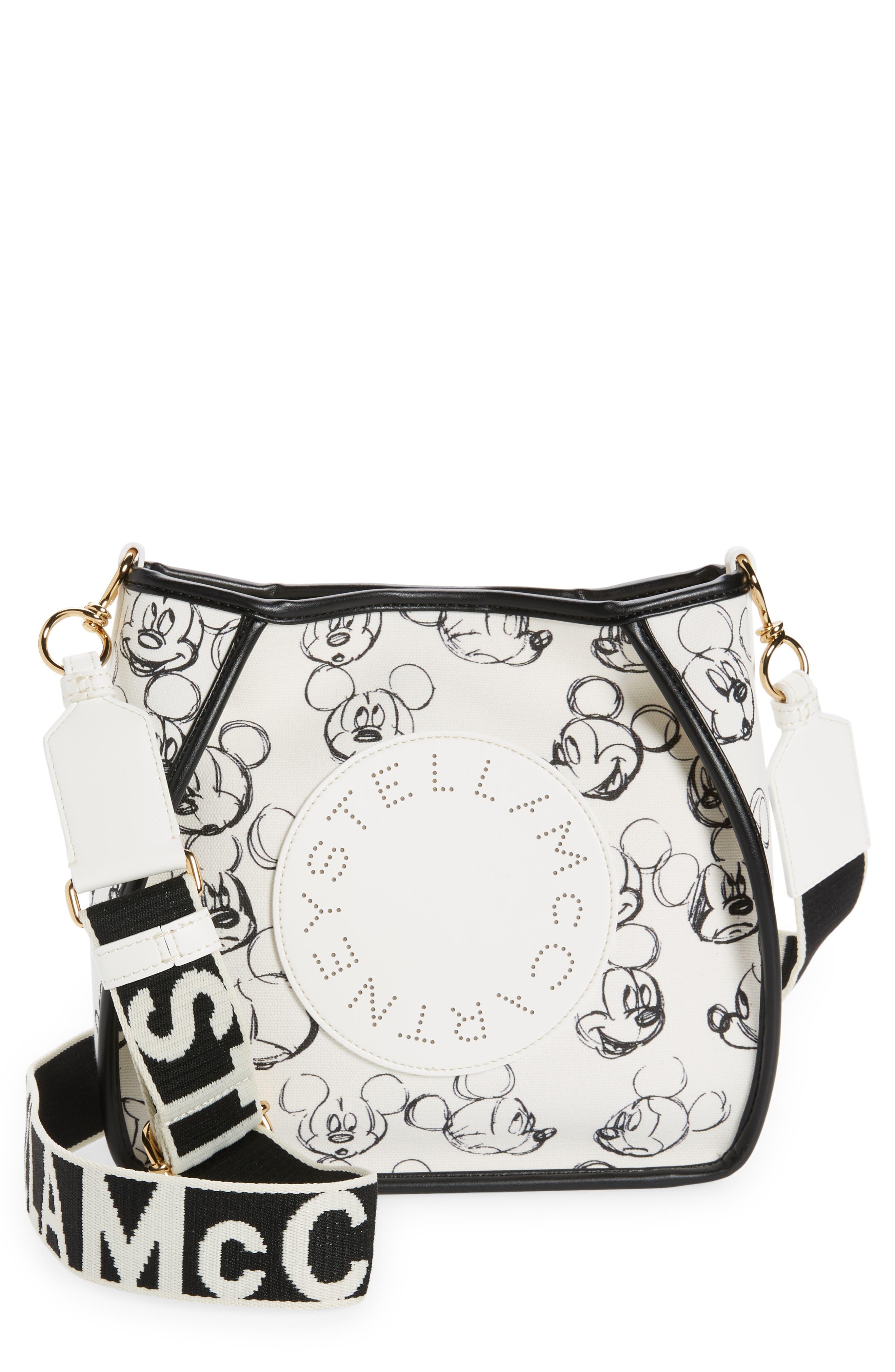 Stella McCartney X Fantasia Disney Mickey Mouse Print Canvas Crossbody